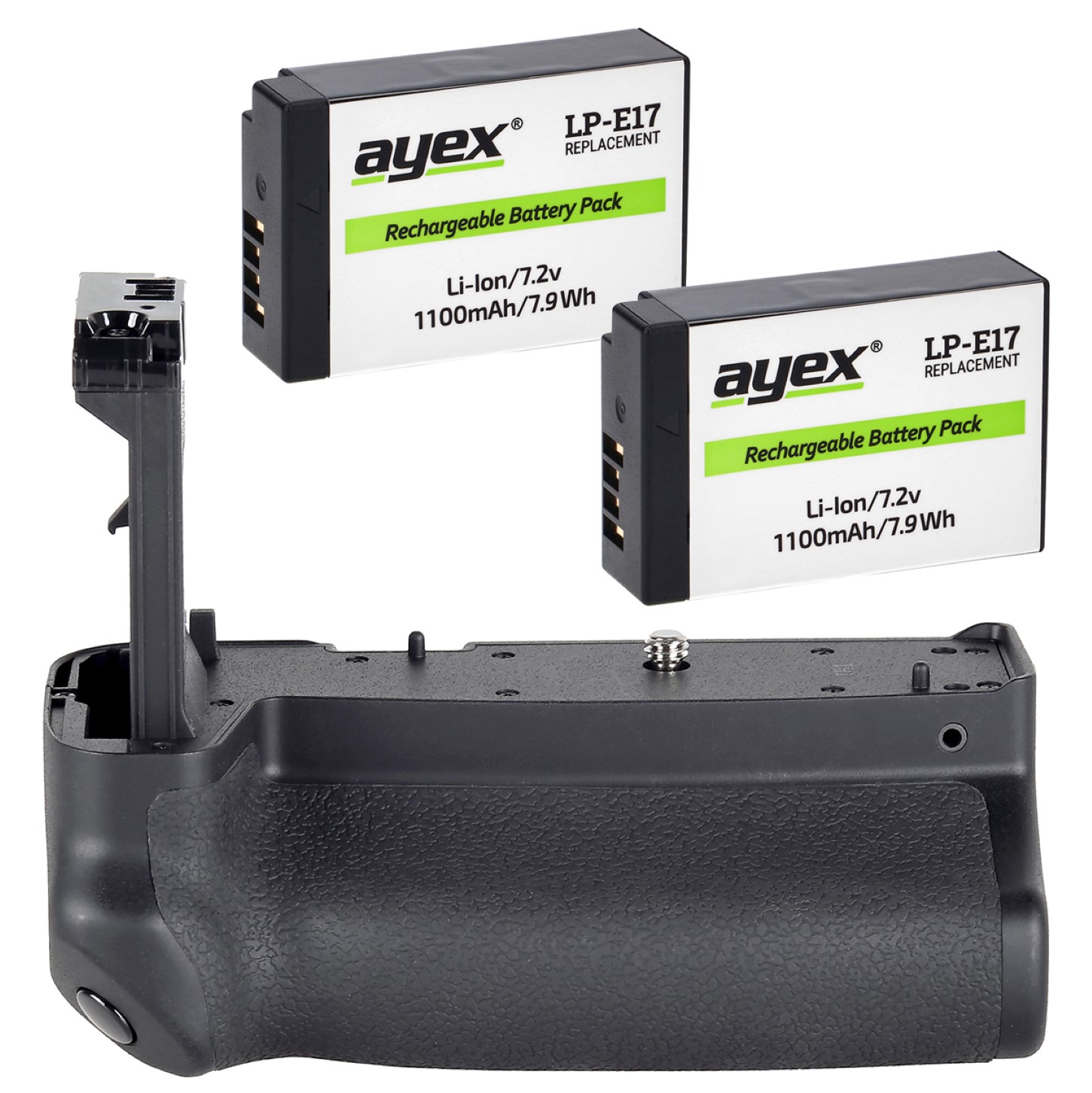 Batteriegriff Set für Canon EOS RP R8 + 2x LP-E17 Akku + 1x USB Dual Ladegerät Batteriegriff Set für Canon EOS RP R8 + 2x LP-E17 Akku + 1x USB Dual Ladegerät