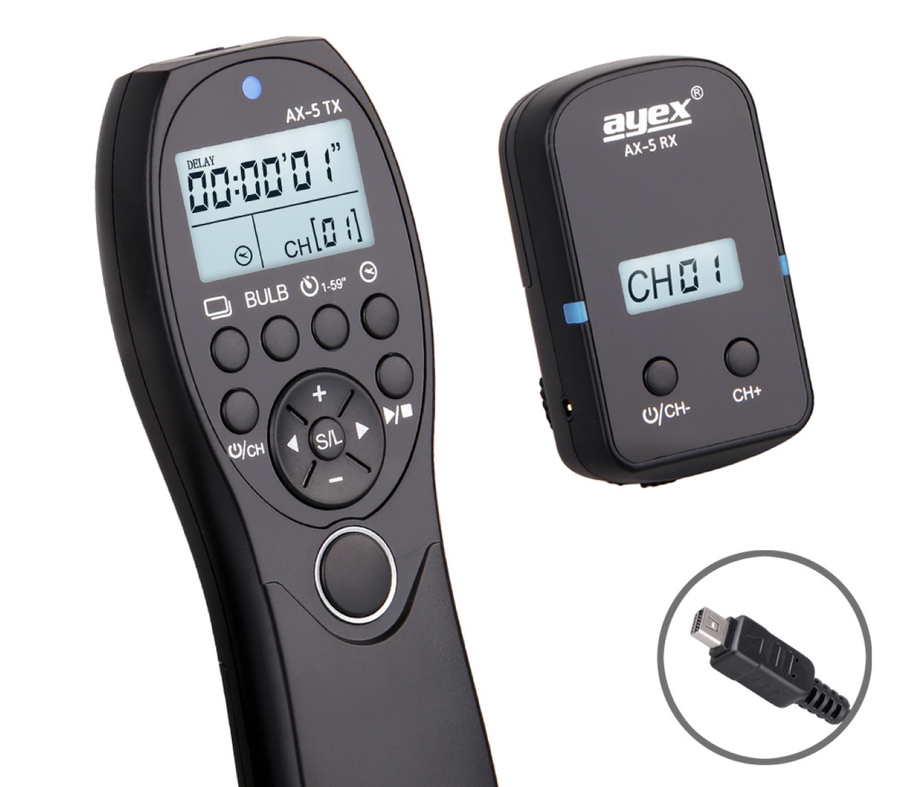 Funk Timer Fernauslöser AX-5 UC1 zB Olympus E-PL8 E-620 E520 SP-810 SZ-300MR SZ-20 PEN-F Serie Bulb Delay Fokussieren Funk Timer Fernauslöser AX-5 UC1 zB Olympus E-PL8 E-620 E520 SP-810 SZ-300MR SZ-20 PEN-F Serie Bulb Delay Fokussieren