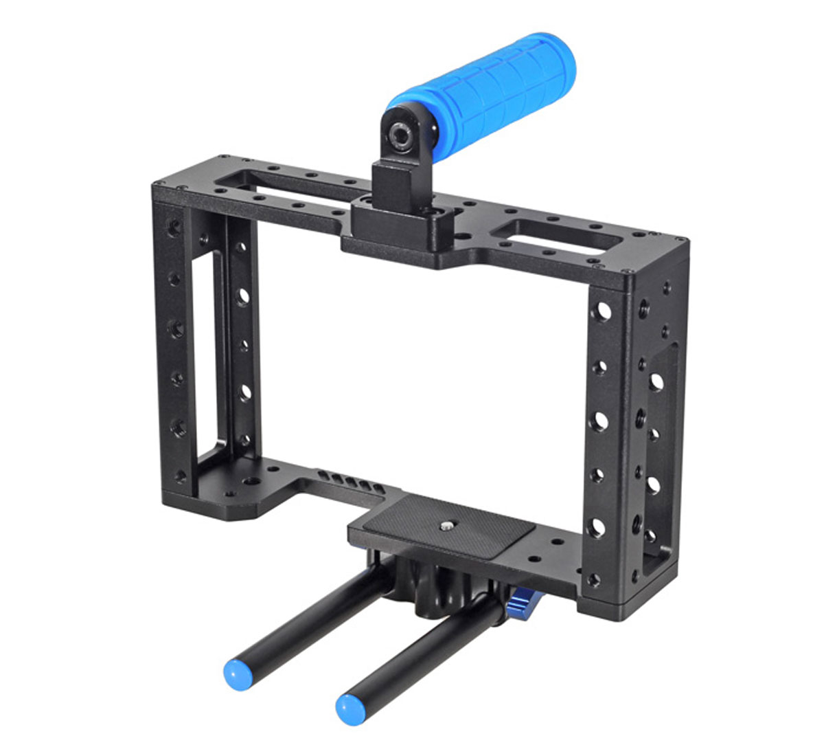 ayex Universal Kamera Cage 2 für z. B. Nikon D850, Z6, Canon EOS RP, EOS 4000D, Sony A900, A7RIII ayex Universal Kamera Cage 2 für z. B. Nikon D850, Z6, Canon EOS RP, EOS 4000D, Sony A900, A7RIII