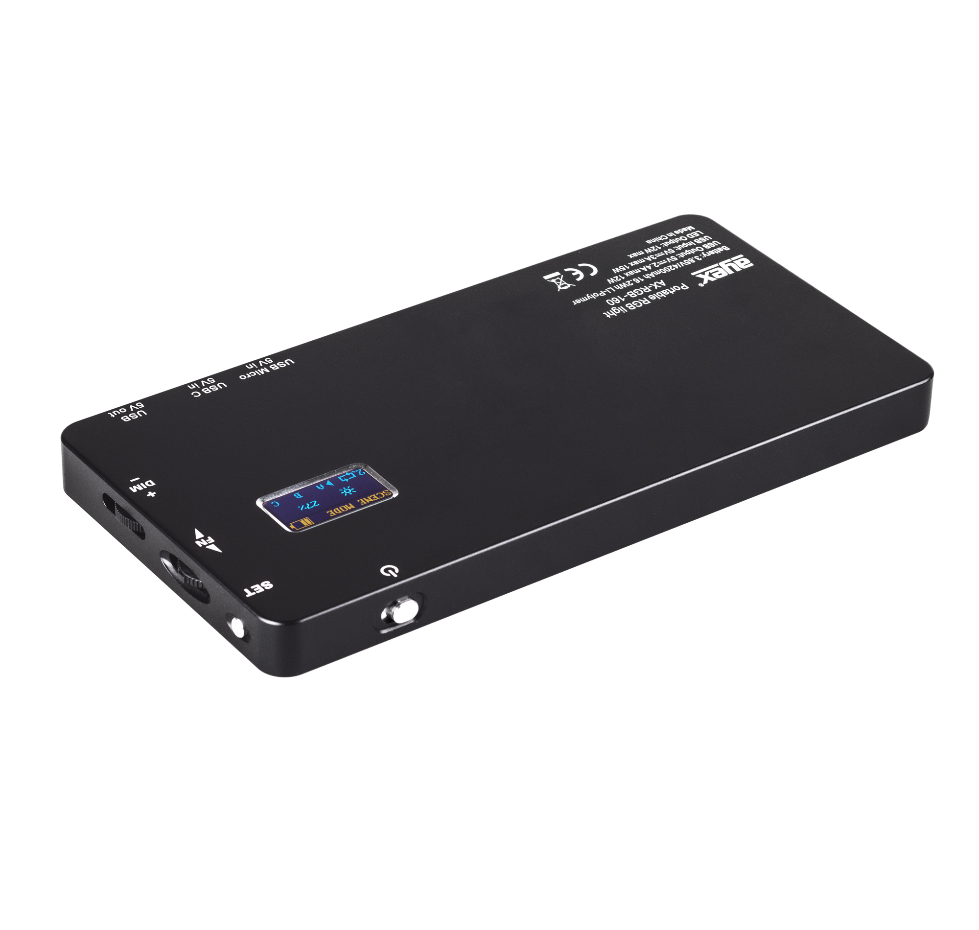 Tragbares LED Videolicht USB CRI 95 & 360° Vollfarbe 9 Lichtszenarios 2500K-8500k 160 LED-Perlen dimmbar für perfekte Ausleuchtung Tragbares LED Videolicht USB CRI 95 & 360° Vollfarbe 9 Lichtszenarios 2500K-8500k 160 LED-Perlen dimmbar für perfekte Ausleuchtung