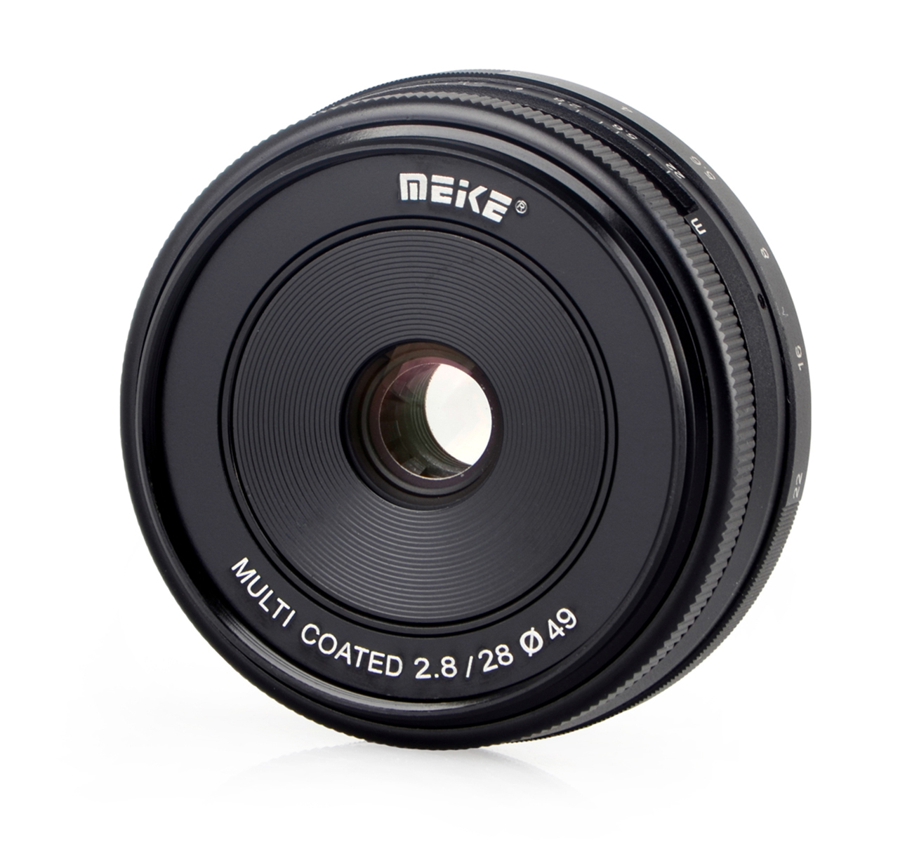 Meike 28mm F2.8 Objektiv multicoated für Canon EOS M Meike 28mm F2.8 Objektiv multicoated für Canon EOS M