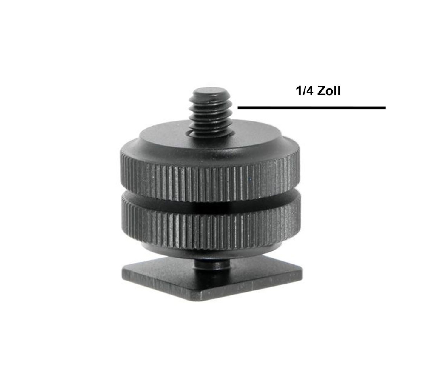 Blitzschuhadapter mit ¼ Zoll Schraube für zB MagicArm TFT-Monitor & weiteres Zubehör MSA-3 Blitzschuhadapter mit ¼ Zoll Schraube für zB MagicArm TFT-Monitor & weiteres Zubehör MSA-3
