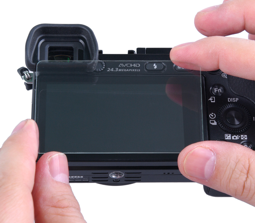 Displayschutz für Nikon D5100, D5200 selbsthaftendes Echtglas Displayschutz für Nikon D5100, D5200 selbsthaftendes Echtglas