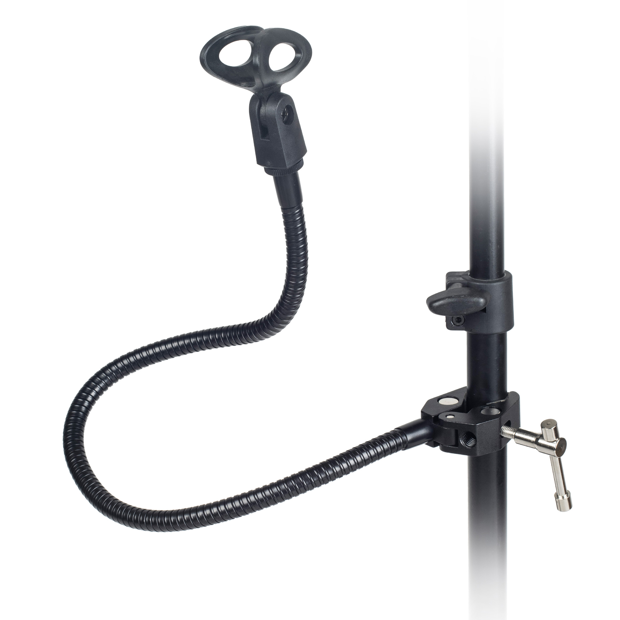 ayex Mikrofonhalterung mit flexiblem Schwanenhals und schwenkbarer Mikrofonklammer 360° Drehbar + Klemme für Magic Arm, LCD Display oder anderes Zubehör an DSLR Rig ayex Mikrofonhalterung mit flexiblem Schwanenhals und schwenkbarer Mikrofonklammer 360° Drehbar + Klemme für Magic Arm, LCD Display oder anderes Zubehör an DSLR Rig