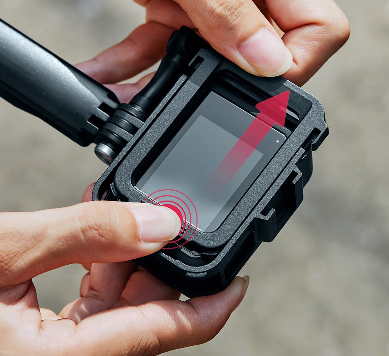 Schutzgehäuse Schutzrahmen Case Für GoPro Hero 8 Robuster Case mit Blitzschuh und Schieberahmen Schutzgehäuse Schutzrahmen Case Für GoPro Hero 8 Robuster Case mit Blitzschuh und Schieberahmen