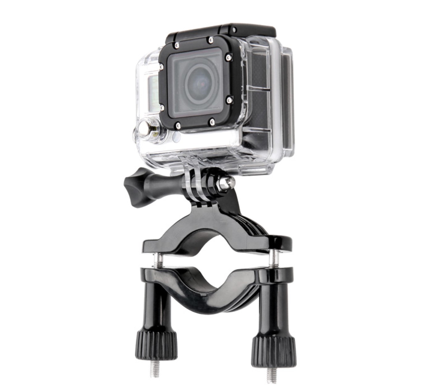 Kamera-Halterung Fahrrad-Rohrklemme Sportaufnahmen für GoPro  Kamera-Halterung Fahrrad-Rohrklemme Sportaufnahmen für GoPro