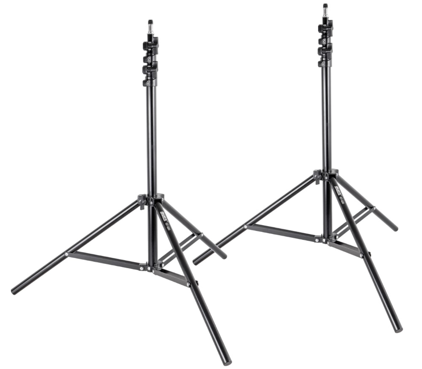 2 x Lampenstative mit Luftdämpfung ayex GT-Serie 220 oder 280cm 2 x Lampenstative mit Luftdämpfung ayex GT-Serie 220 oder 280cm