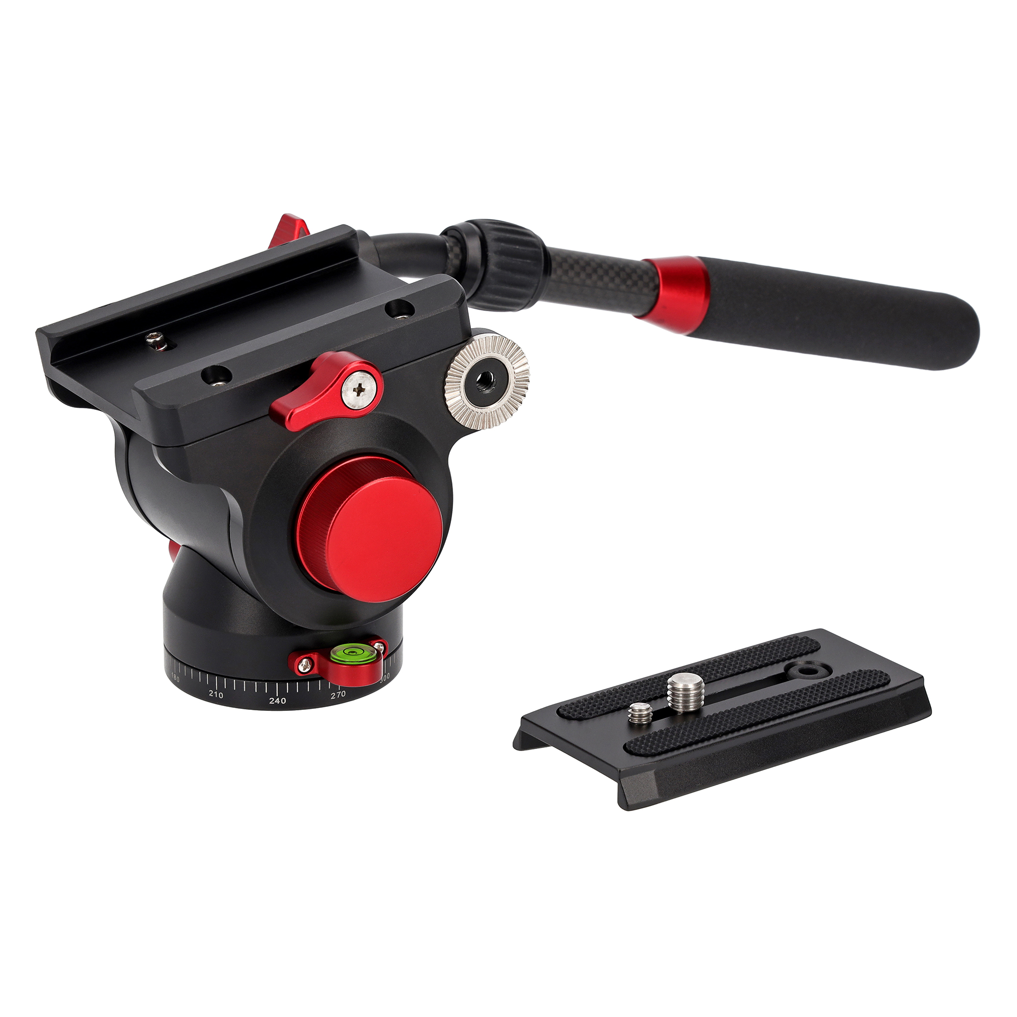 JUSINO Profi Alu Fluid-Videoneiger variabler Führungshebel bis 10kg Tragkraft PH-60 II JUSINO Profi Alu Fluid-Videoneiger variabler Führungshebel bis 10kg Tragkraft PH-60 II