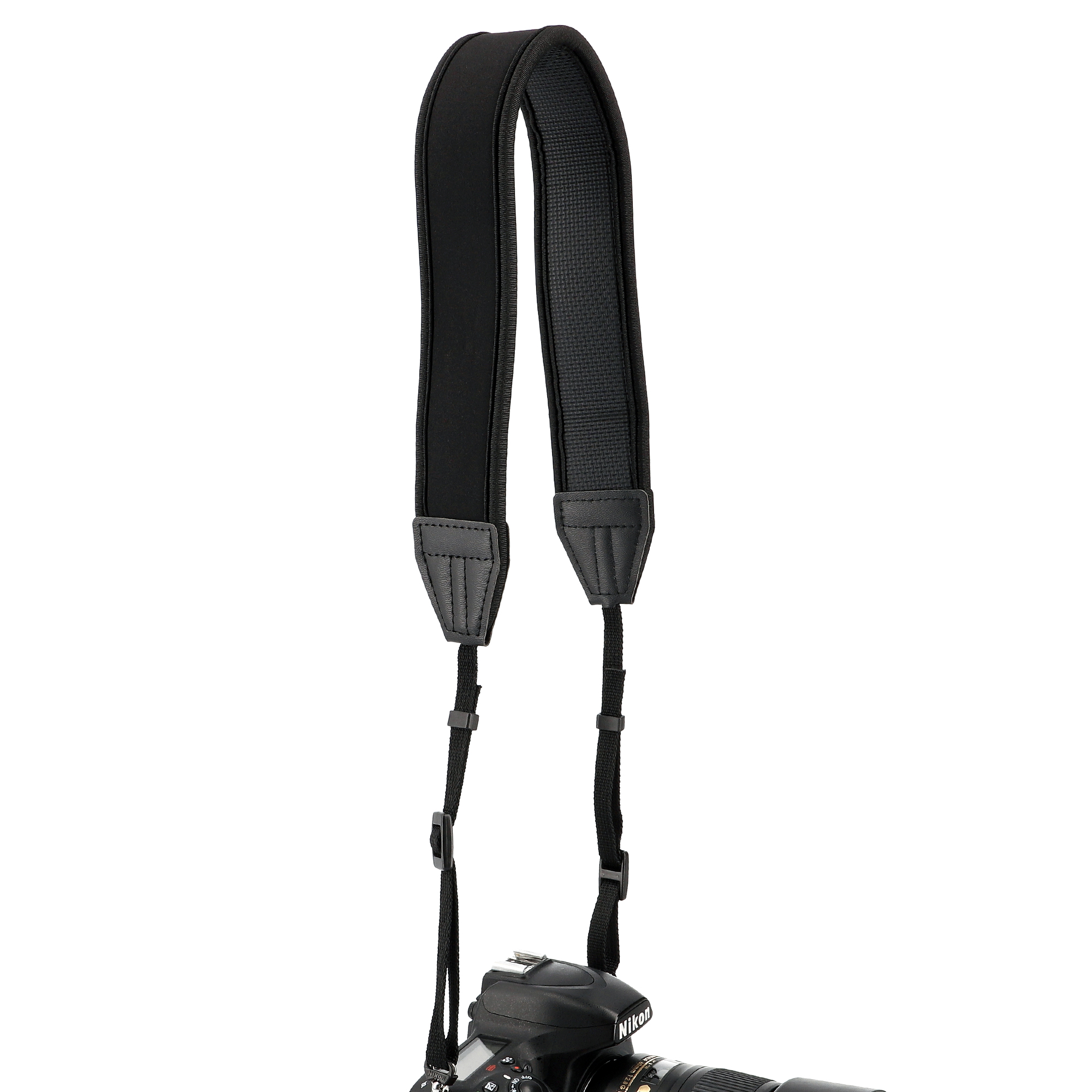 Neopren-Kameratragegurt Schultergurt gepolstert bis 110cm verstellbar Neopren-Kameratragegurt Schultergurt gepolstert bis 110cm verstellbar