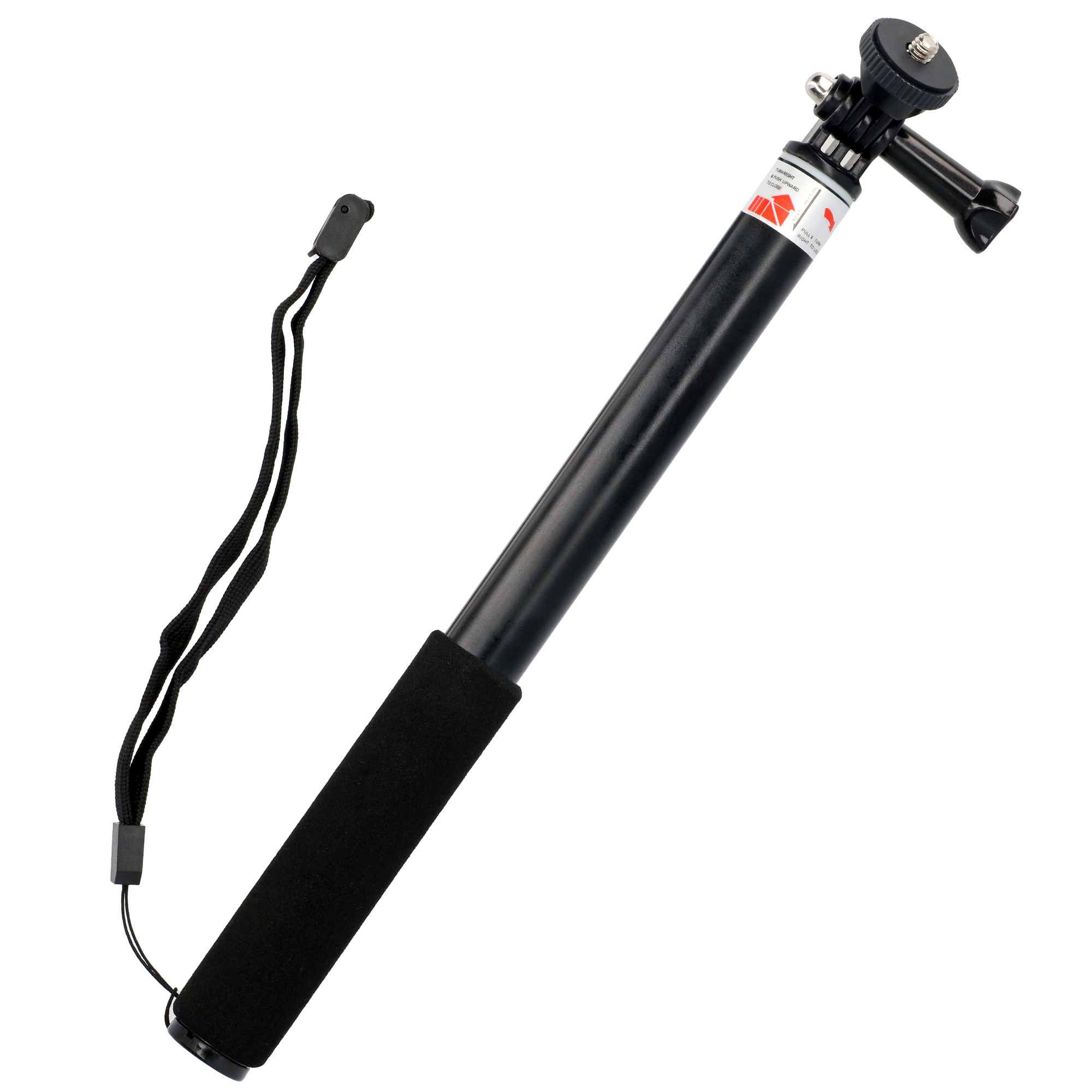 Selfie Stick ausziehbar 4 Sektionen 28-90cm für Actioncams wie GoPro Selfie Stick ausziehbar 4 Sektionen 28-90cm für Actioncams wie GoPro