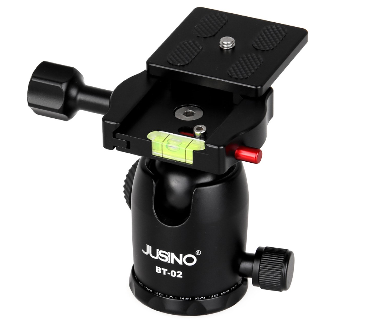 JUSINO BT-02 Sehr stabiler Kugelkopf Stativkopf, Aluminium JUSINO BT-02 Sehr stabiler Kugelkopf Stativkopf, Aluminium