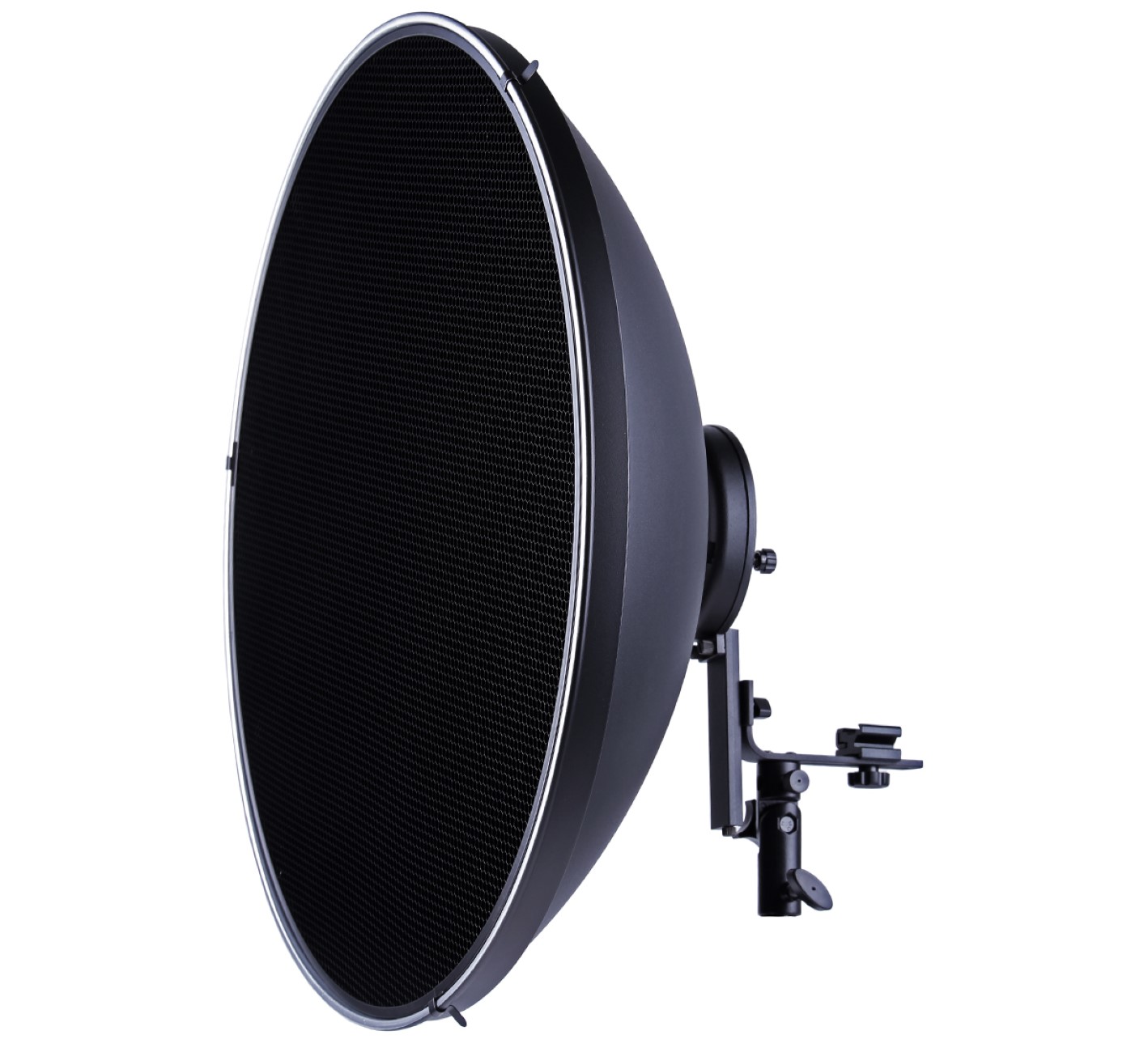ayex Beauty Dish Lichtformer 55cm mit Systemblitz-Halter inkl. Wabenvorsatz und Diffusor ayex Beauty Dish Lichtformer 55cm mit Systemblitz-Halter inkl. Wabenvorsatz und Diffusor
