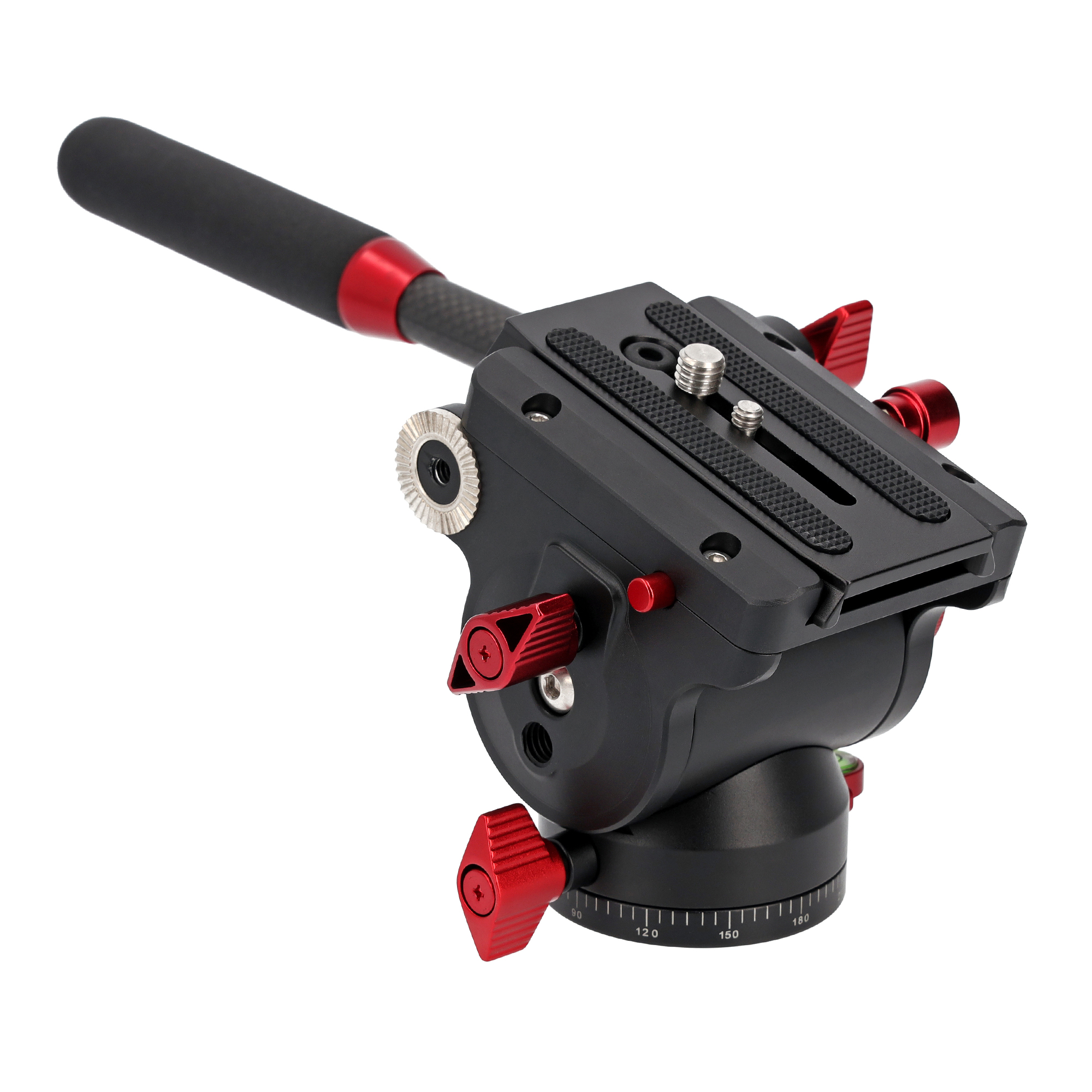 JUSINO Profi Alu Fluid-Videoneiger variabler Führungshebel bis 10kg Tragkraft PH-60 II JUSINO Profi Alu Fluid-Videoneiger variabler Führungshebel bis 10kg Tragkraft PH-60 II