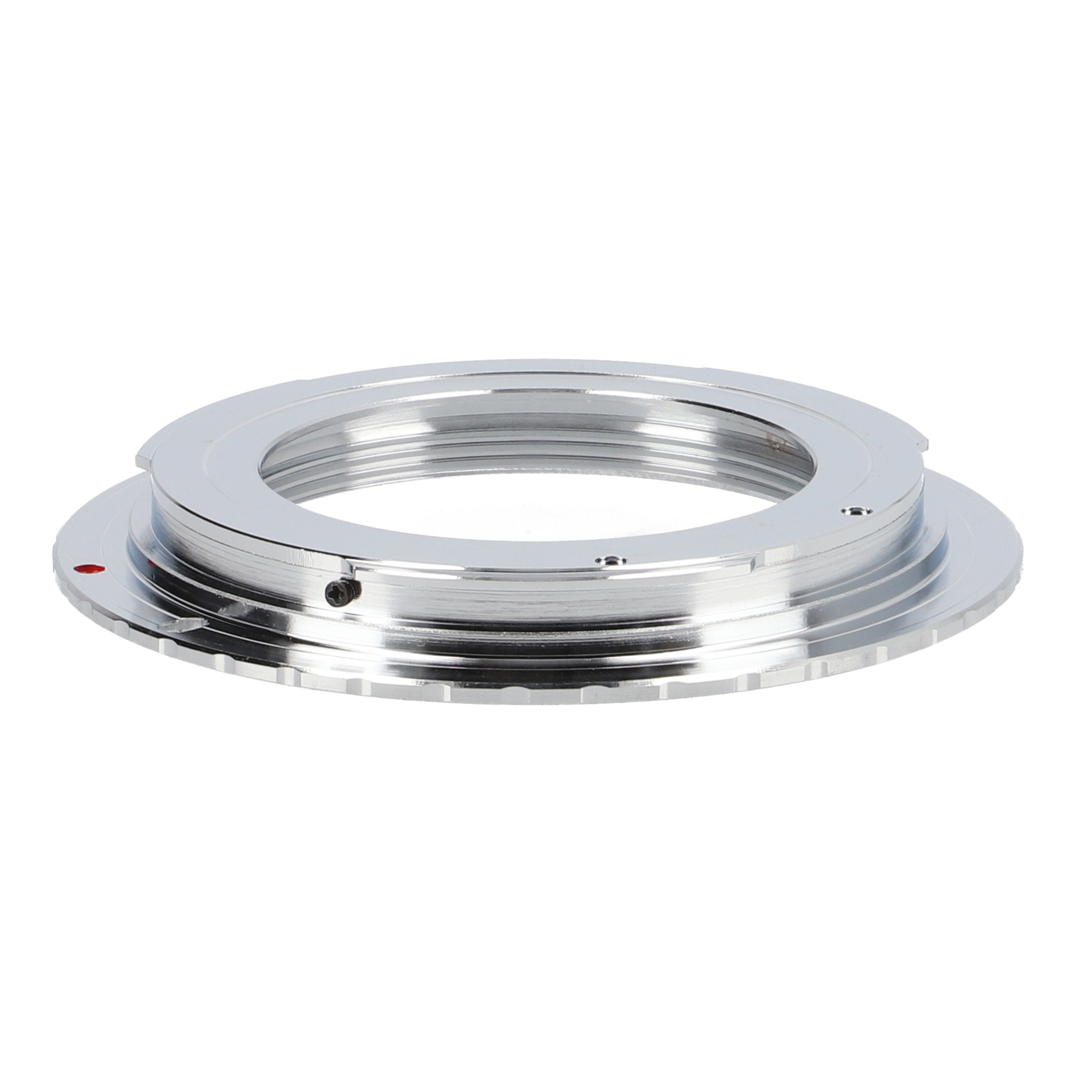 Objektivadapter für M42 Objektive an Canon EOS aus verchromtem Messing Objektivadapter für M42 Objektive an Canon EOS aus verchromtem Messing