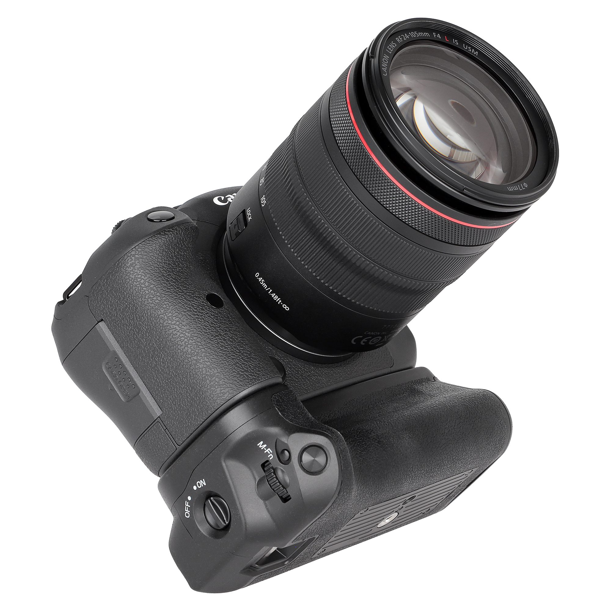 Batteriegriff für Canon EOS R5 R6 R6 Mark II wie BG-R10 kompakter Handgriff bequemer & sicherer Halt