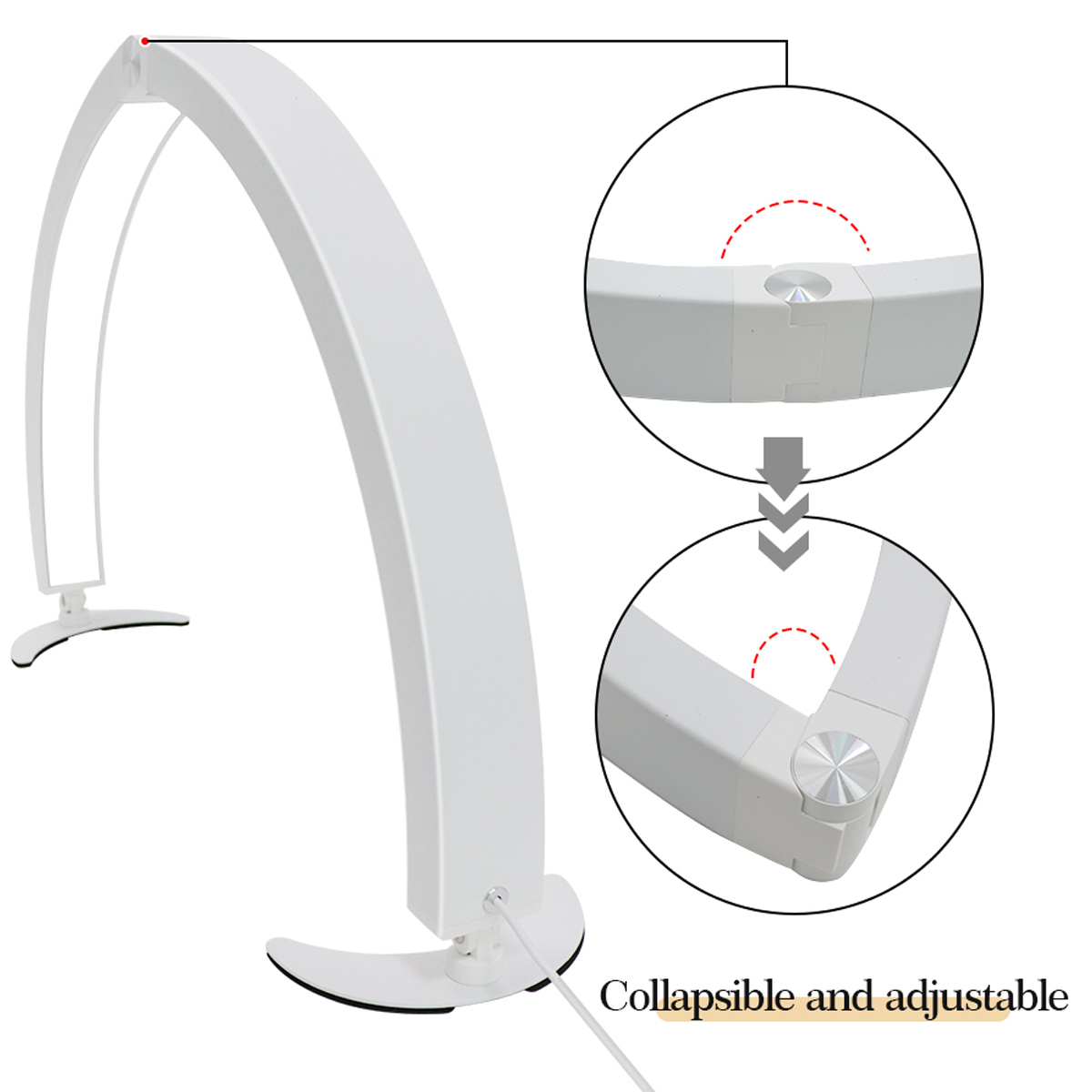 Professionelle LED-Tischlampe für Nagelkunst Maniküre Wimpernverlängerung dimmbar mit Fernbedienung Beauty Light Professionelle LED-Tischlampe für Nagelkunst Maniküre Wimpernverlängerung dimmbar mit Fernbedienung Beauty Light