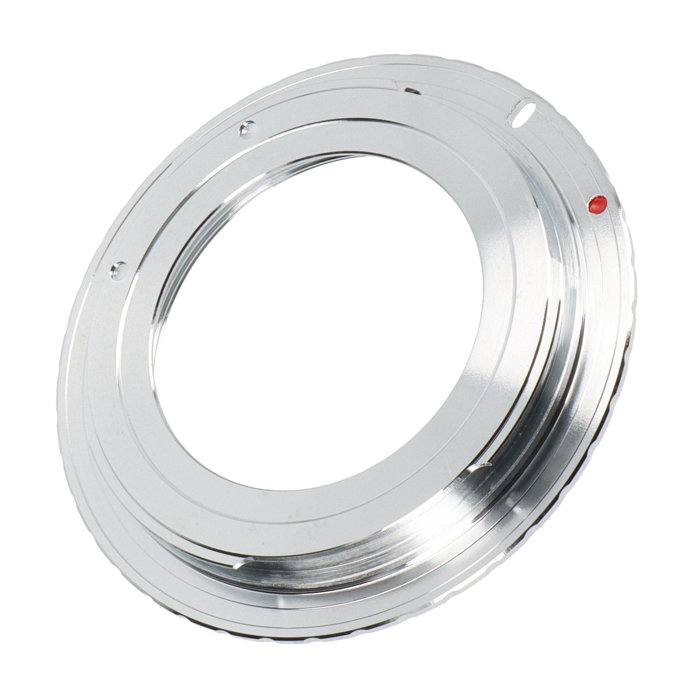 Objektivadapter für M42 Objektive an Canon EOS aus verchromtem Messing Objektivadapter für M42 Objektive an Canon EOS aus verchromtem Messing
