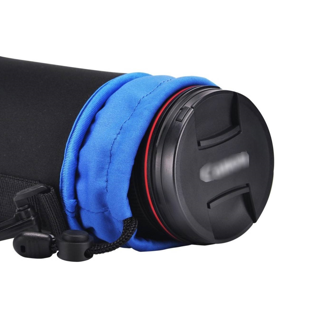 Neopren Objektivbeutel für Objektive bis 74 x 100mm mit Karabiner & Gürtelschlaufe Neopren Objektivbeutel für Objektive bis 74 x 100mm mit Karabiner & Gürtelschlaufe