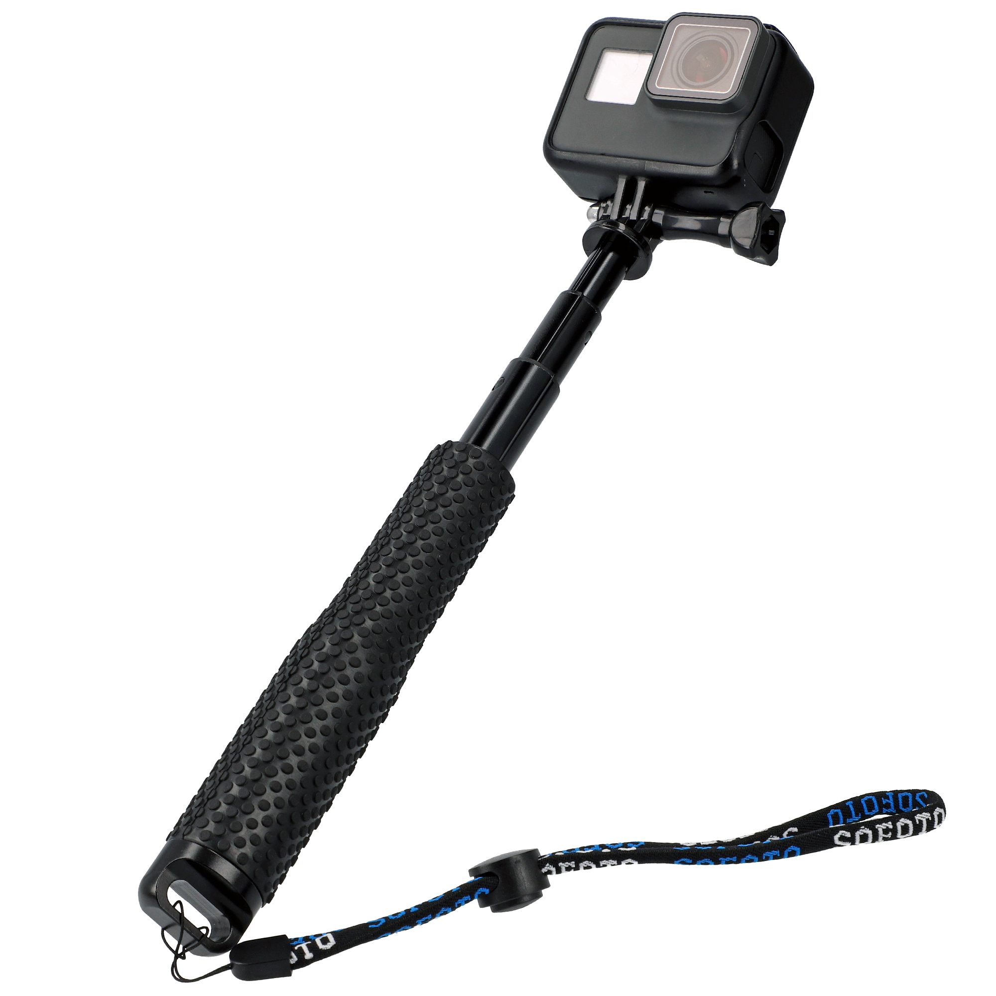 Selfie Stick ausziehbar 32,5cm 3 Sektionen rutschfest wasserfest für GoPro Action Cams Selfie Stick ausziehbar 32,5cm 3 Sektionen rutschfest wasserfest für GoPro Action Cams