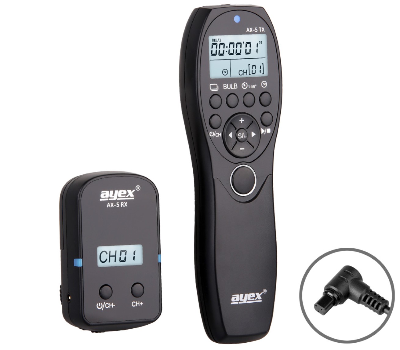 Funk Timer Fernauslöser AX-5 N3 zB Canon EOS R5 1D X Mark II 5D Mark IV 5DS 6D 7D Mark II Serie Bulb Delay Fokussieren Funk Timer Fernauslöser AX-5 N3 zB Canon EOS R5 1D X Mark II 5D Mark IV 5DS 6D 7D Mark II Serie Bulb Delay Fokussieren