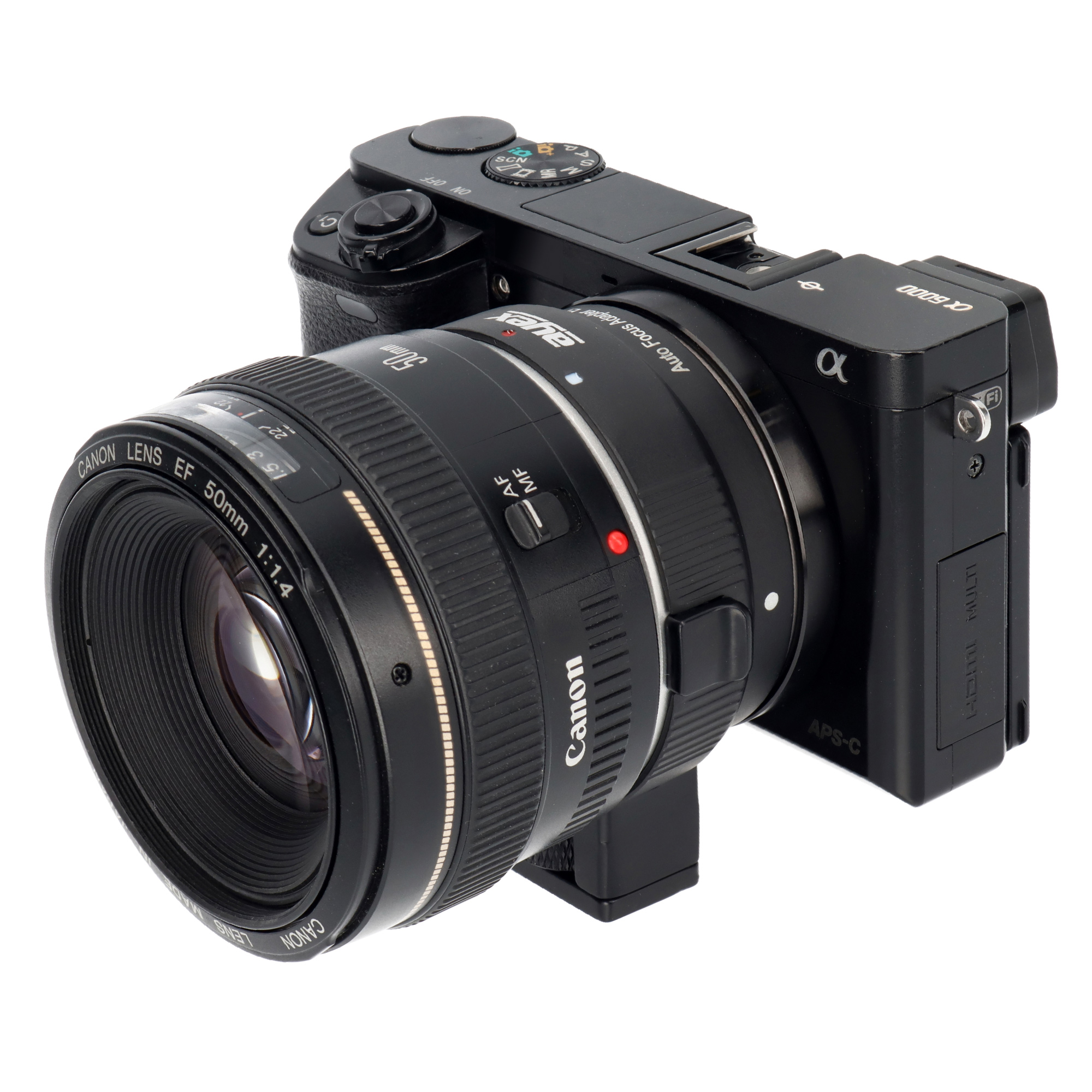 Objektivadapter AF Autofokus Canon EF/EF-S-Objektiv auf Sony E-Mount-Kamera EF-NEX II Objektivadapter AF Autofokus Canon EF/EF-S-Objektiv auf Sony E-Mount-Kamera EF-NEX II