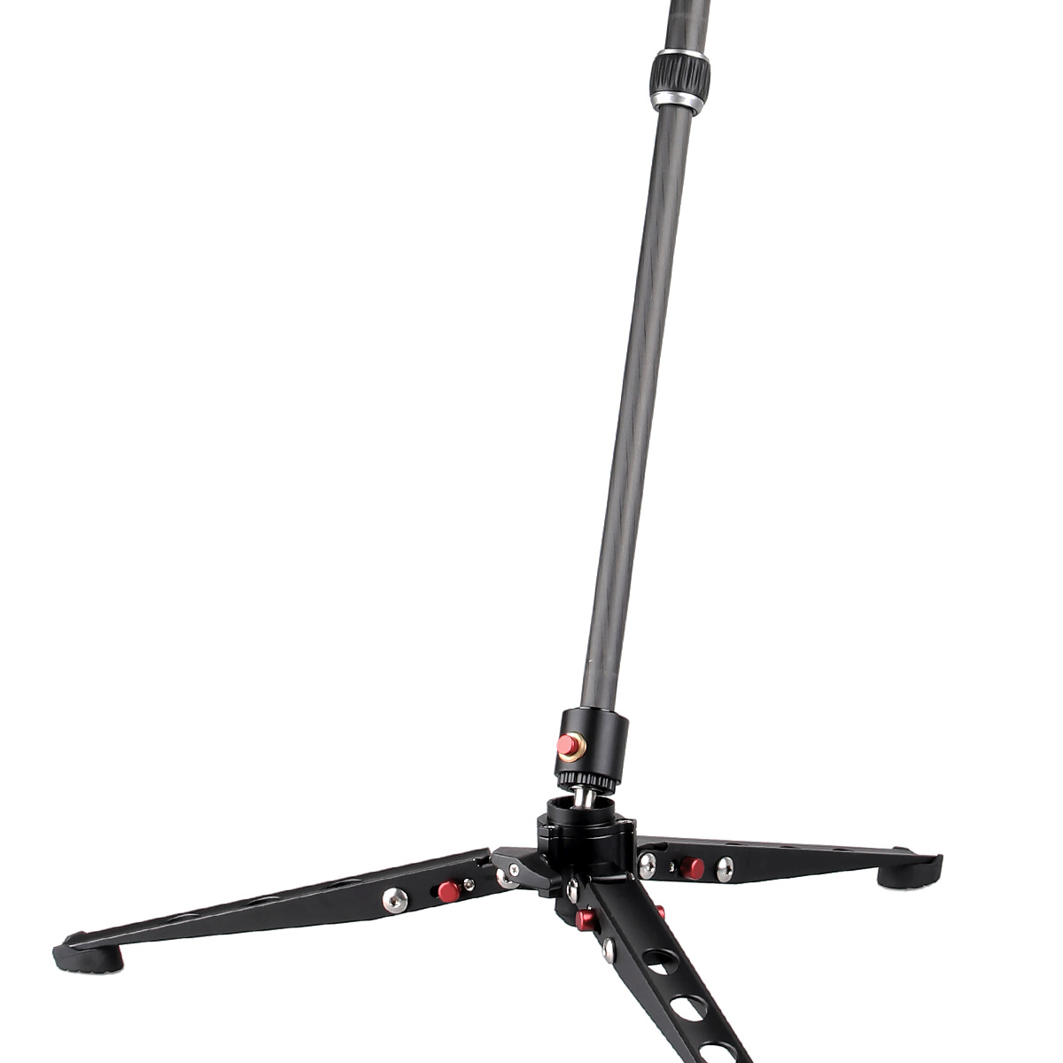 JUSINO Leichtes Karbon-Monopod bis 140cm/18kg ausklappbare Standspinne Kugelgelenk Tischstativ-Funktion JUSINO Leichtes Karbon-Monopod bis 140cm/18kg ausklappbare Standspinne Kugelgelenk Tischstativ-Funktion