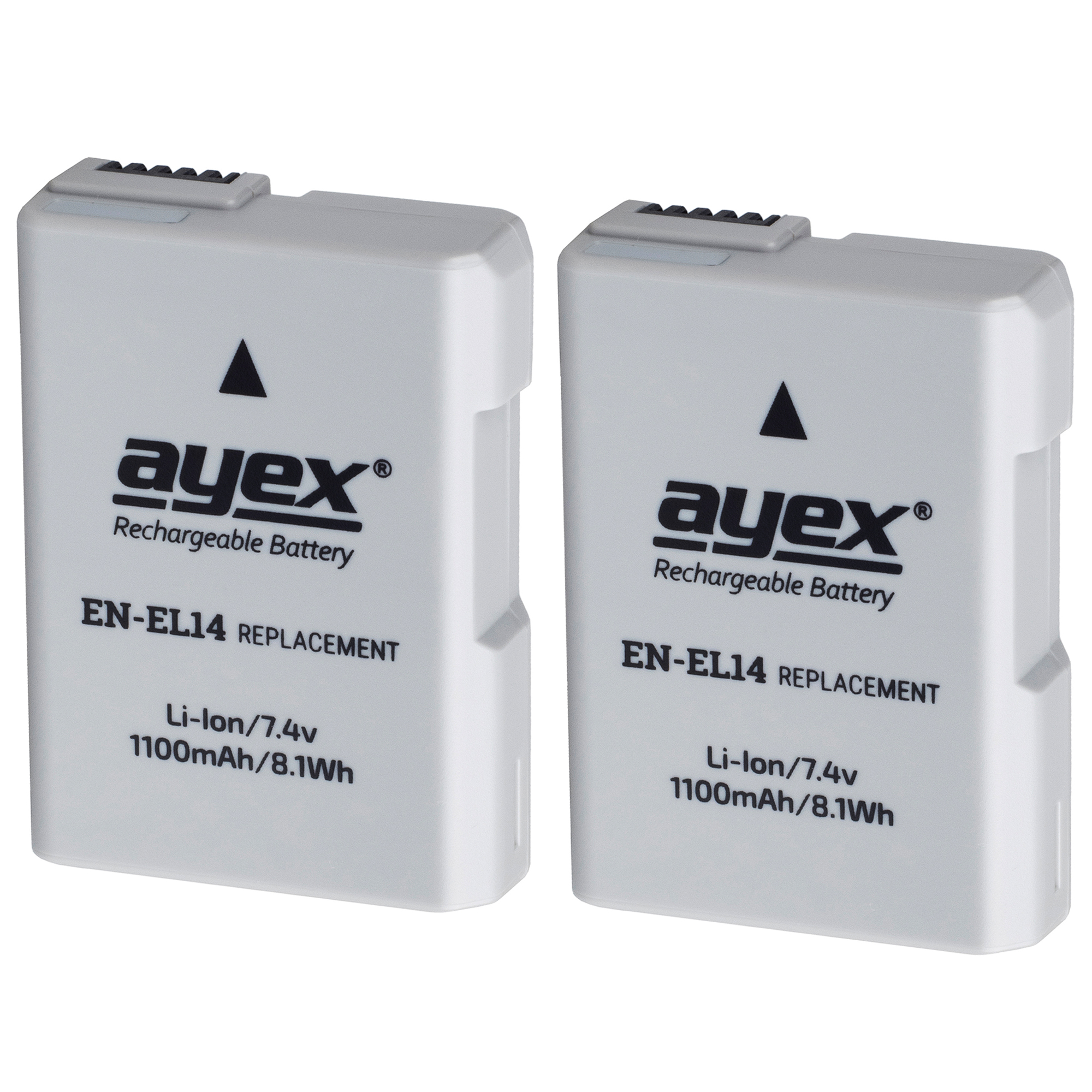 Batteriegriff Set für Nikon D5300 D3300 D3200 D3100 + 2x EN-EL14 Akku