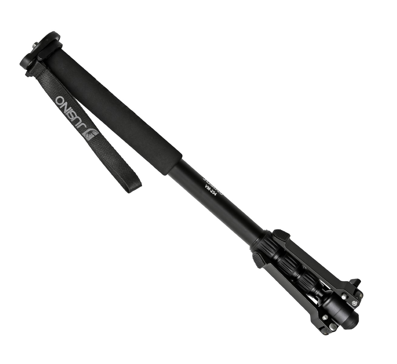 JUSINO Alu Monopod abnehmbarer Fuß Tischstativ Schnelldrehverschlüsse bis 153cm 6kg JUSINO Alu Monopod abnehmbarer Fuß Tischstativ Schnelldrehverschlüsse bis 153cm 6kg