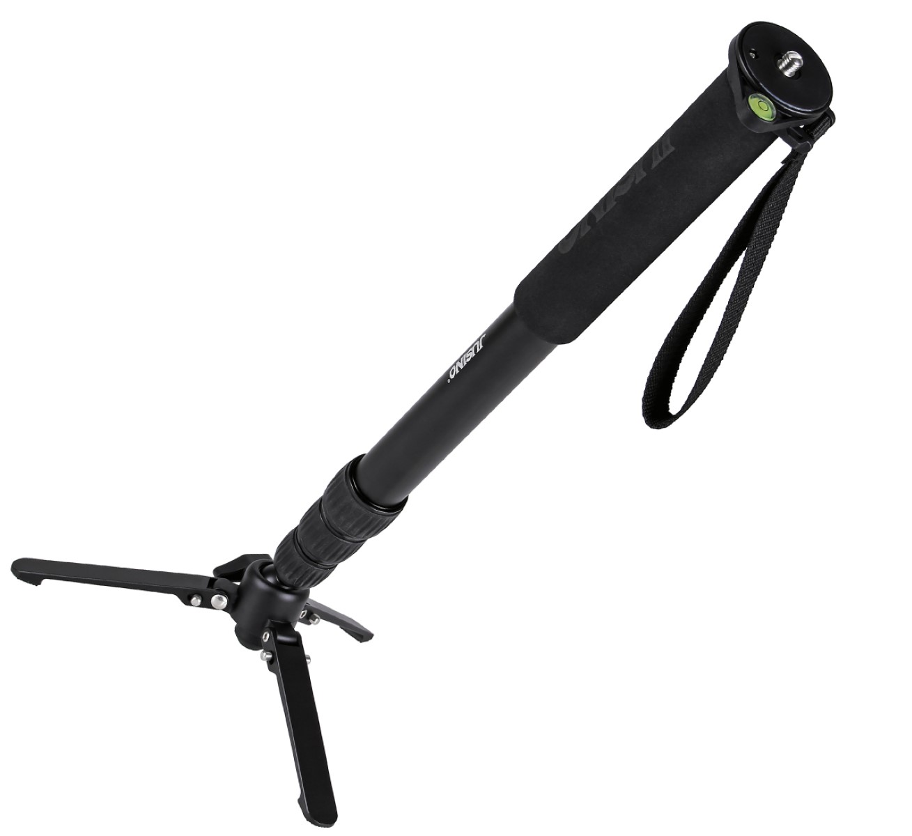 JUSINO Monopod mit abnehmbarem Fuß Tischstativ Schnelldrehverschlüsse bis 170cm 12kg VM-324 JUSINO Monopod mit abnehmbarem Fuß Tischstativ Schnelldrehverschlüsse bis 170cm 12kg VM-324