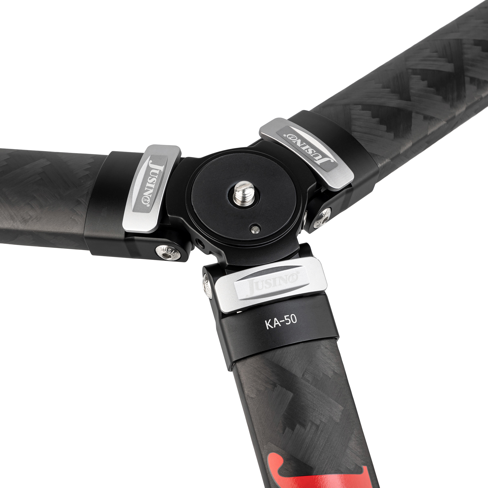 JUSINO Karbon Profi-Videostativ Tripod bis 130cm 18kg belastbar Transporttasche KA-50 JUSINO Karbon Profi-Videostativ Tripod bis 130cm 18kg belastbar Transporttasche KA-50