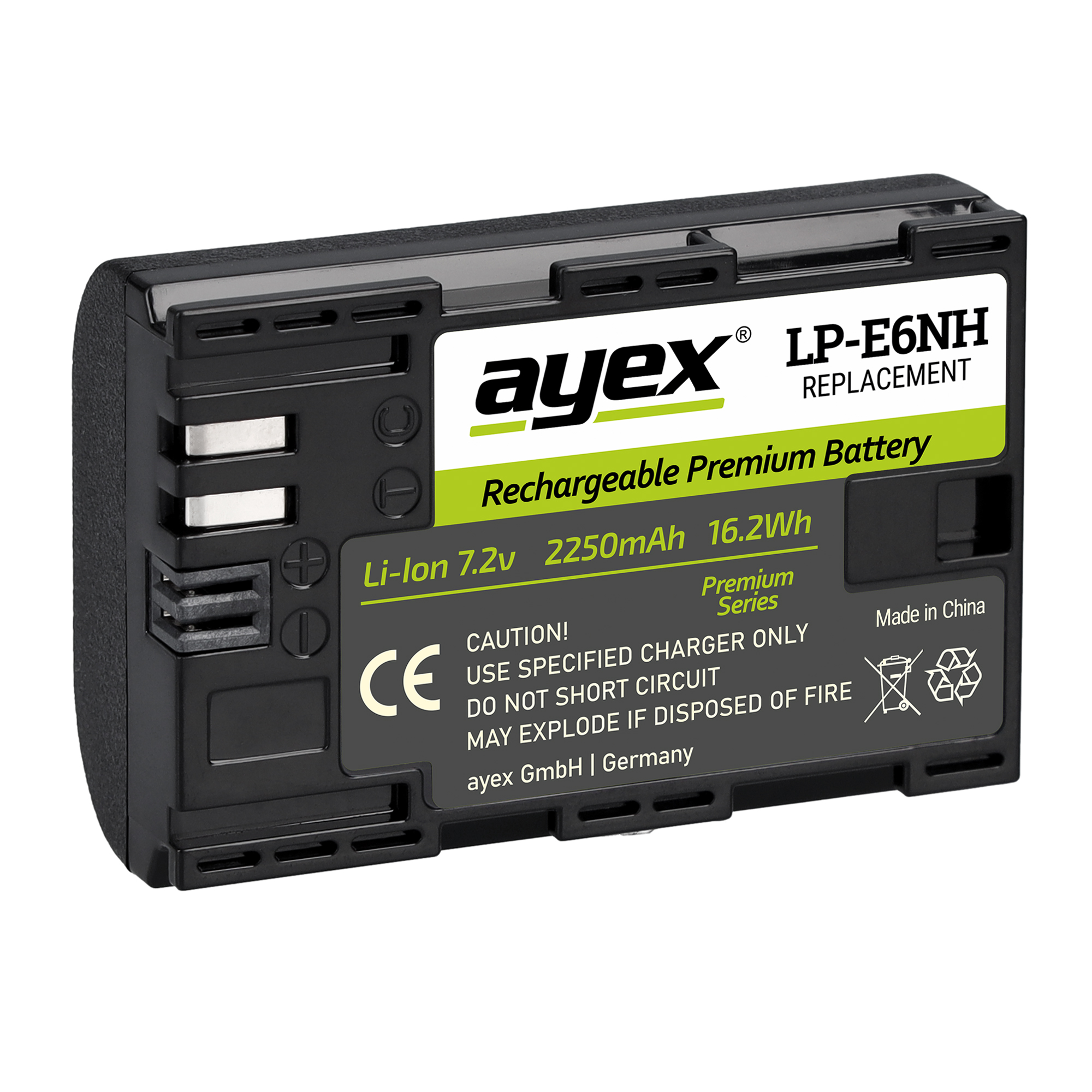 LP-E6NH Akku für Canon Kameras wie EOS R 5D Mark IV 6D Mark II 7D Mark II 90D 80D 70D 2250mAh  LP-E6NH Akku für Canon Kameras wie EOS R 5D Mark IV 6D Mark II 7D Mark II 90D 80D 70D 2250mAh
