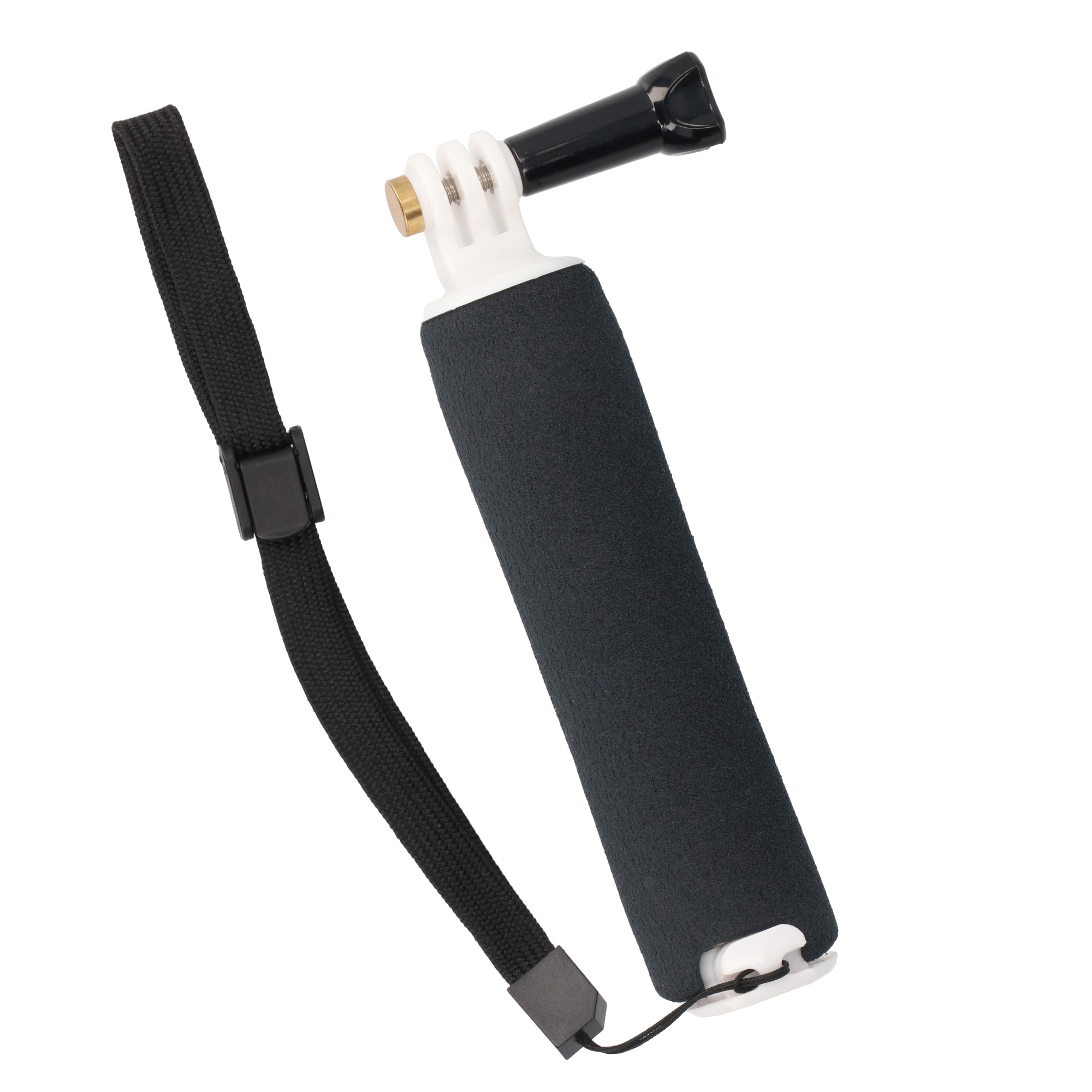 Handgriff für Action-Cams wie GoPro Hand-Stabilisator weiß Handgriff für Action-Cams wie GoPro Hand-Stabilisator weiß