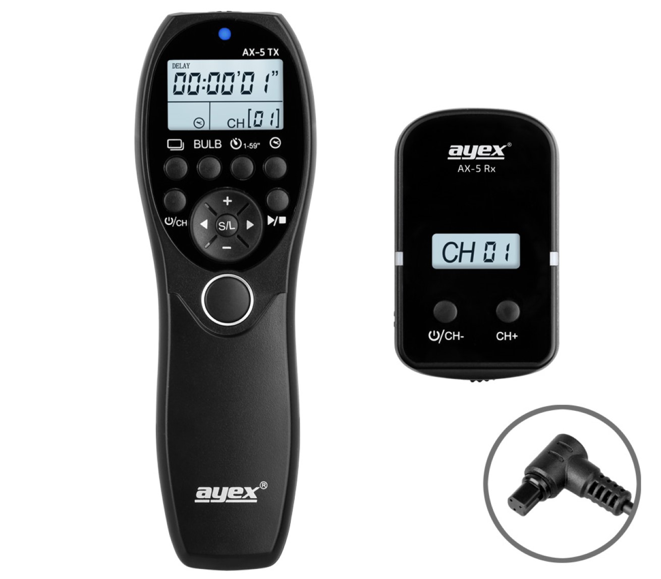 Funk Timer Fernauslöser AX-5 N3 zB Canon EOS R5 1D X Mark II 5D Mark IV 5DS 6D 7D Mark II Serie Bulb Delay Fokussieren Funk Timer Fernauslöser AX-5 N3 zB Canon EOS R5 1D X Mark II 5D Mark IV 5DS 6D 7D Mark II Serie Bulb Delay Fokussieren