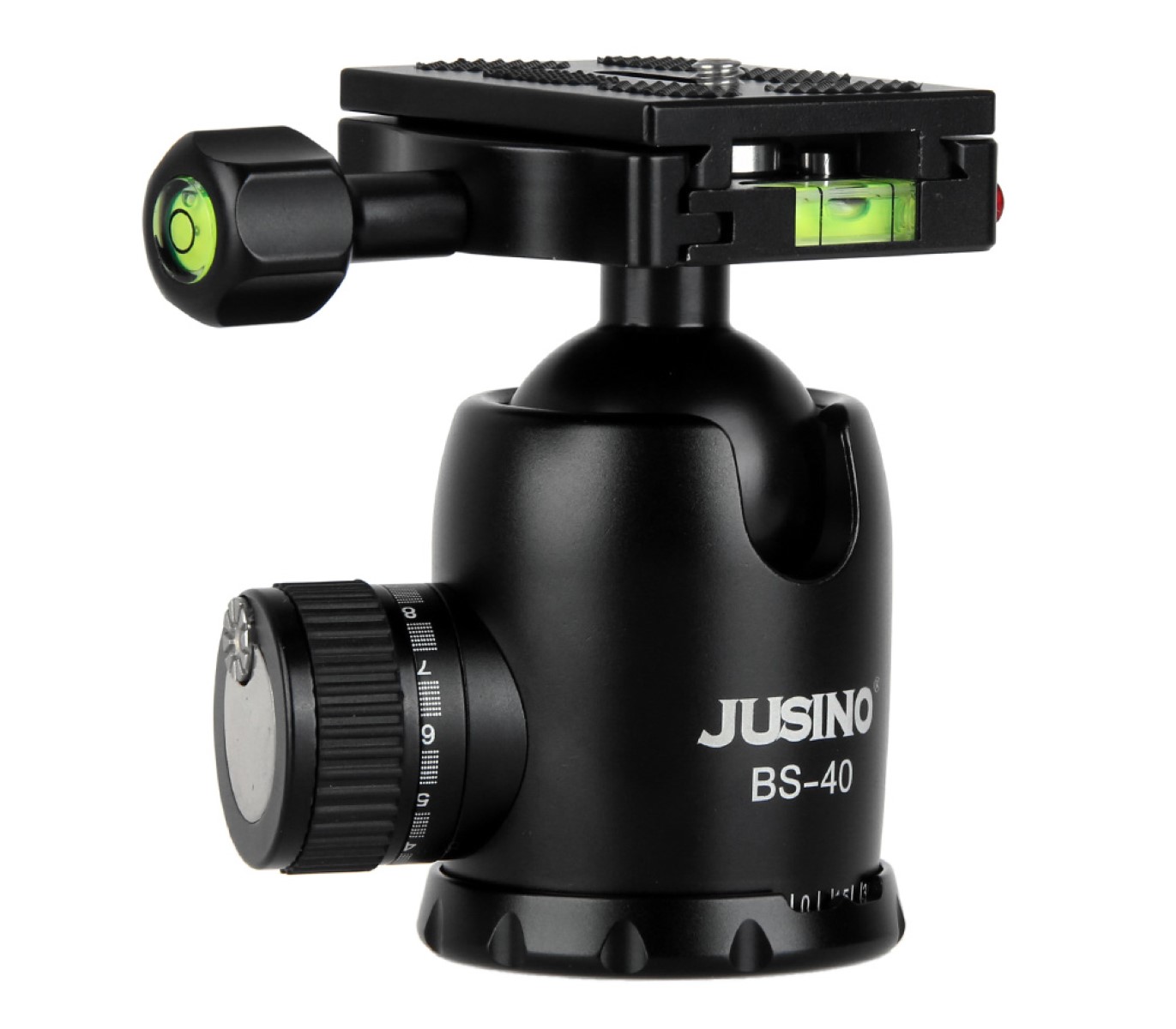 JUSINO Robuster Kugelkopf Stativkopf bis 20kg belastbar BS-40 JUSINO Robuster Kugelkopf Stativkopf bis 20kg belastbar BS-40