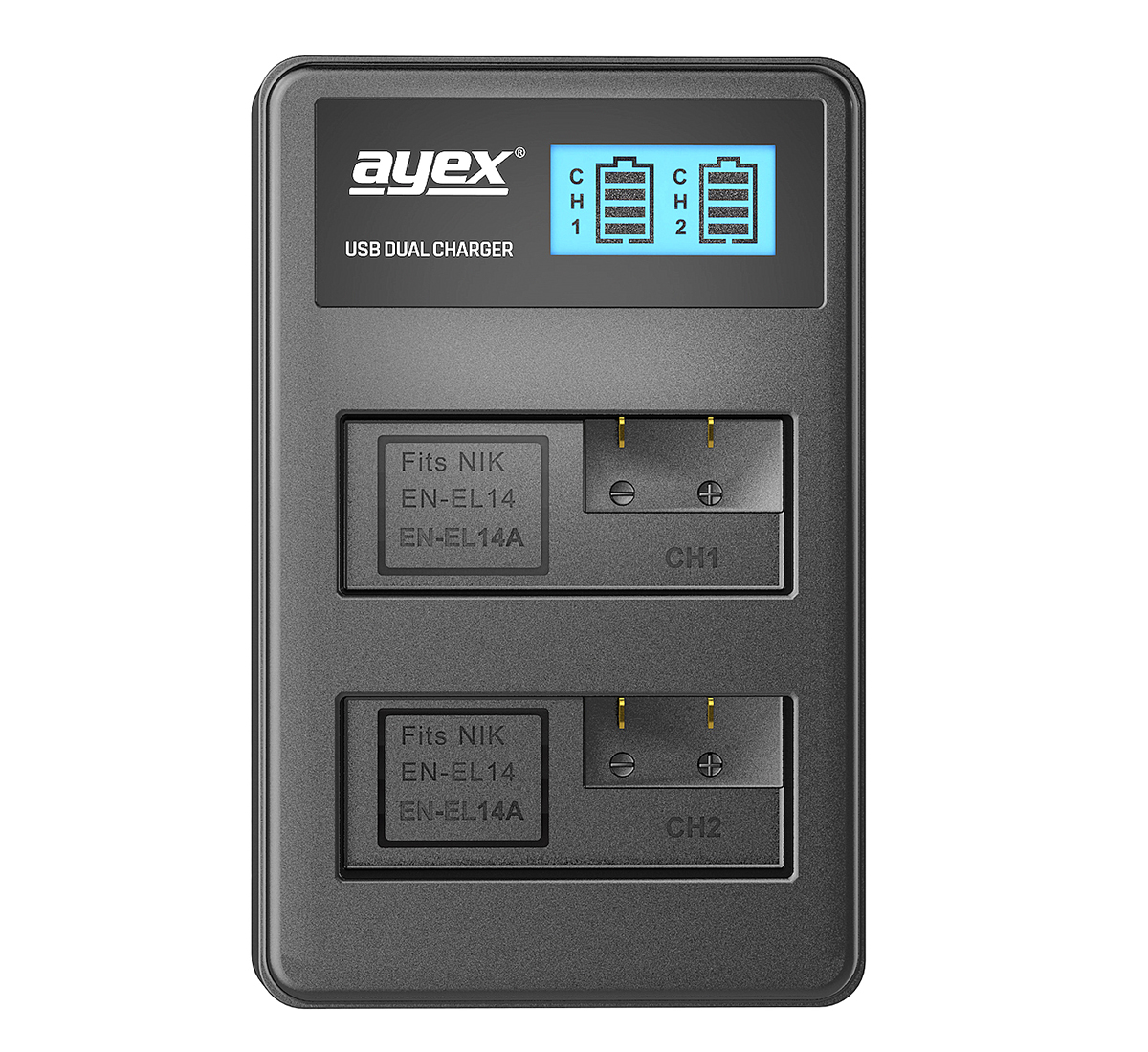 Batteriegriff Set für Nikon D5300 D3300 D3200 D3100 + 2x EN-EL14 Akku + USB Dual Ladegerät Batteriegriff Set für Nikon D5300 D3300 D3200 D3100 + 2x EN-EL14 Akku + USB Dual Ladegerät