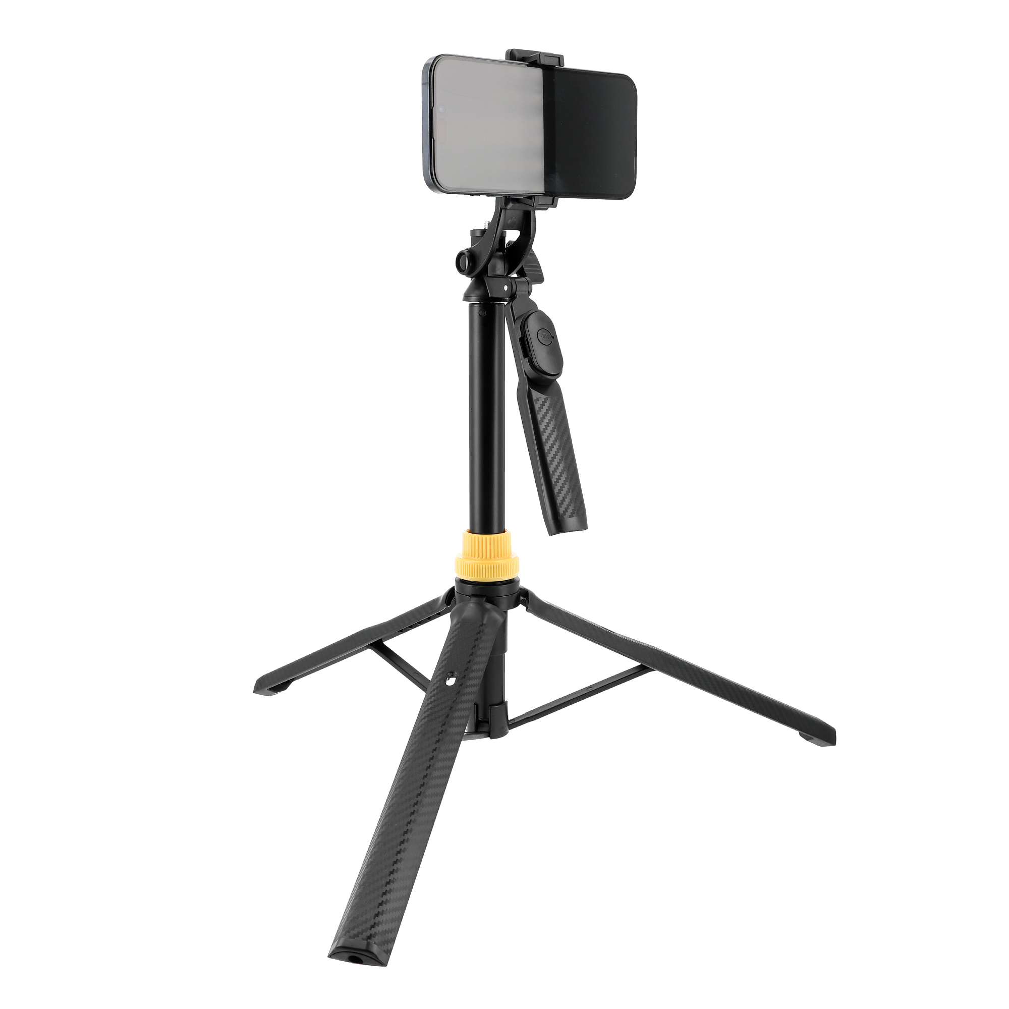 Selfie-Stick-Stativ mit Bluetooth-Fernbedienung & Handyhalterung – ausziehbar bis 170 cm Selfie-Stick-Stativ mit Bluetooth-Fernbedienung & Handyhalterung – ausziehbar bis 170 cm