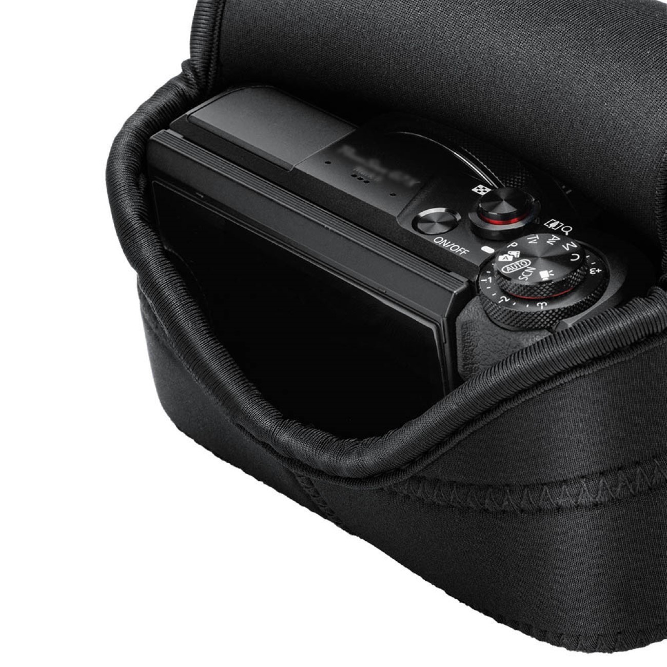 Neopren Kameratasche für spiegellose Kameras leicht elastisch schützend OC-S1BK Neopren Kameratasche für spiegellose Kameras leicht elastisch schützend OC-S1BK