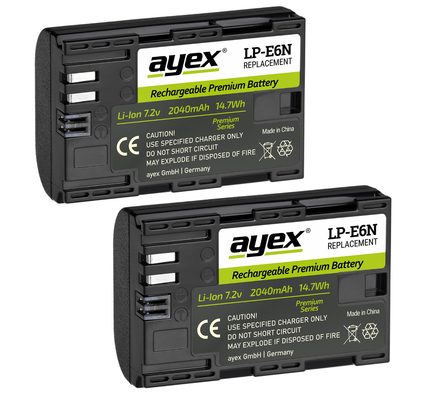 Batteriegriff Set für Canon EOS 90D 80D 70D + 2x LP-E6N Akku wie BG-E14 Batteriegriff Set für Canon EOS 90D 80D 70D + 2x LP-E6N Akku wie BG-E14