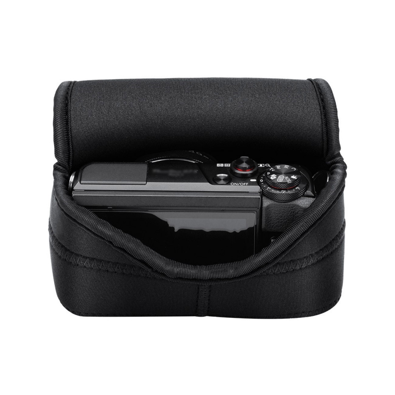 Neopren Kameratasche für spiegellose Kameras leicht elastisch schützend OC-S1BK Neopren Kameratasche für spiegellose Kameras leicht elastisch schützend OC-S1BK