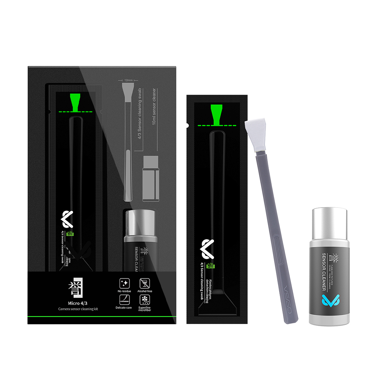 4/3 Sensor Cleaning Kit for Mirrorless MILC and ILDC Cameras für Kamerareinigung 4/3 Sensor Cleaning Kit for Mirrorless MILC and ILDC Cameras für Kamerareinigung