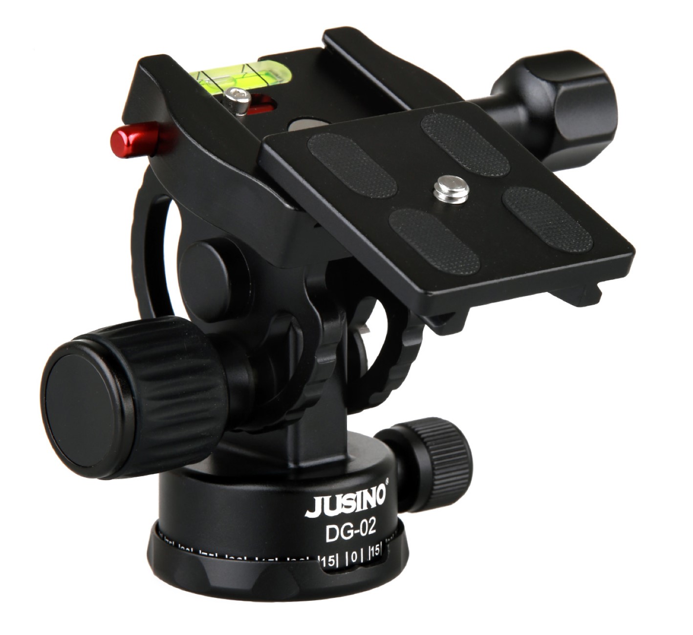 JUSINO Hochleistungs-Neigekopf für Monopods Hydraulische Federung 360° Schwenkfunktion DG-02 JUSINO Hochleistungs-Neigekopf für Monopods Hydraulische Federung 360° Schwenkfunktion DG-02