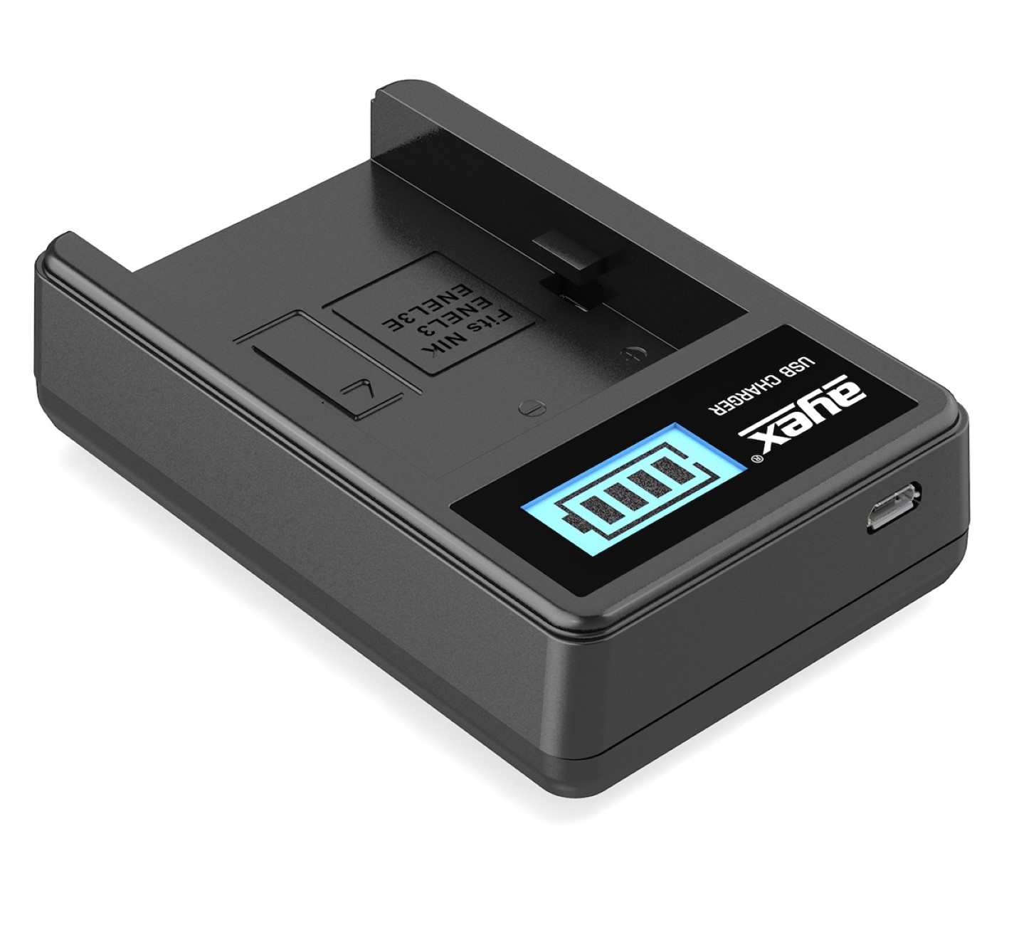USB Ladegerät für Nikon EN-EL3 EN-EL3e Akkus beleuchtetes Display Ladestandanzeige USB Ladegerät für Nikon EN-EL3 EN-EL3e Akkus beleuchtetes Display Ladestandanzeige