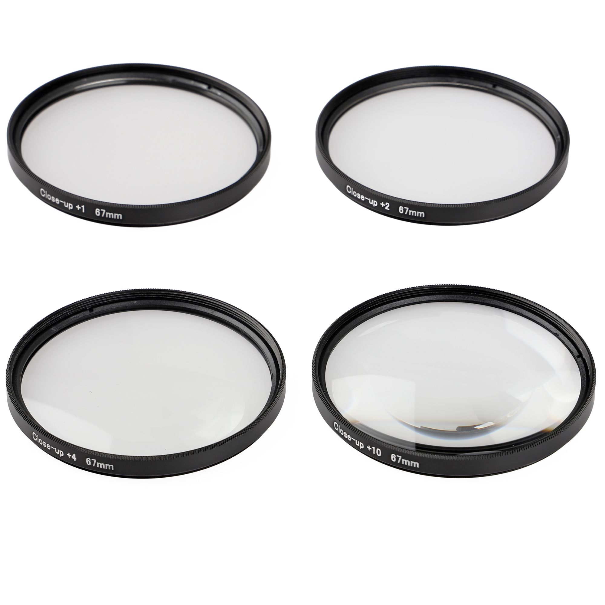 ayex Close up Makro Linsen Set 67mm
 - 4 teilig (+1, +2, +4, +10) ayex Close up Makro Linsen Set 67mm
 - 4 teilig (+1, +2, +4, +10)