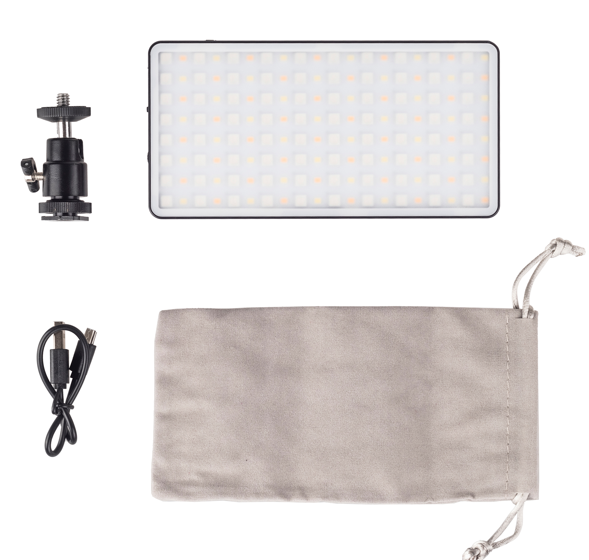 Tragbares LED Videolicht USB CRI 95 & 360° Vollfarbe 9 Lichtszenarios 2500K-8500k 160 LED-Perlen dimmbar für perfekte Ausleuchtung Tragbares LED Videolicht USB CRI 95 & 360° Vollfarbe 9 Lichtszenarios 2500K-8500k 160 LED-Perlen dimmbar für perfekte Ausleuchtung
