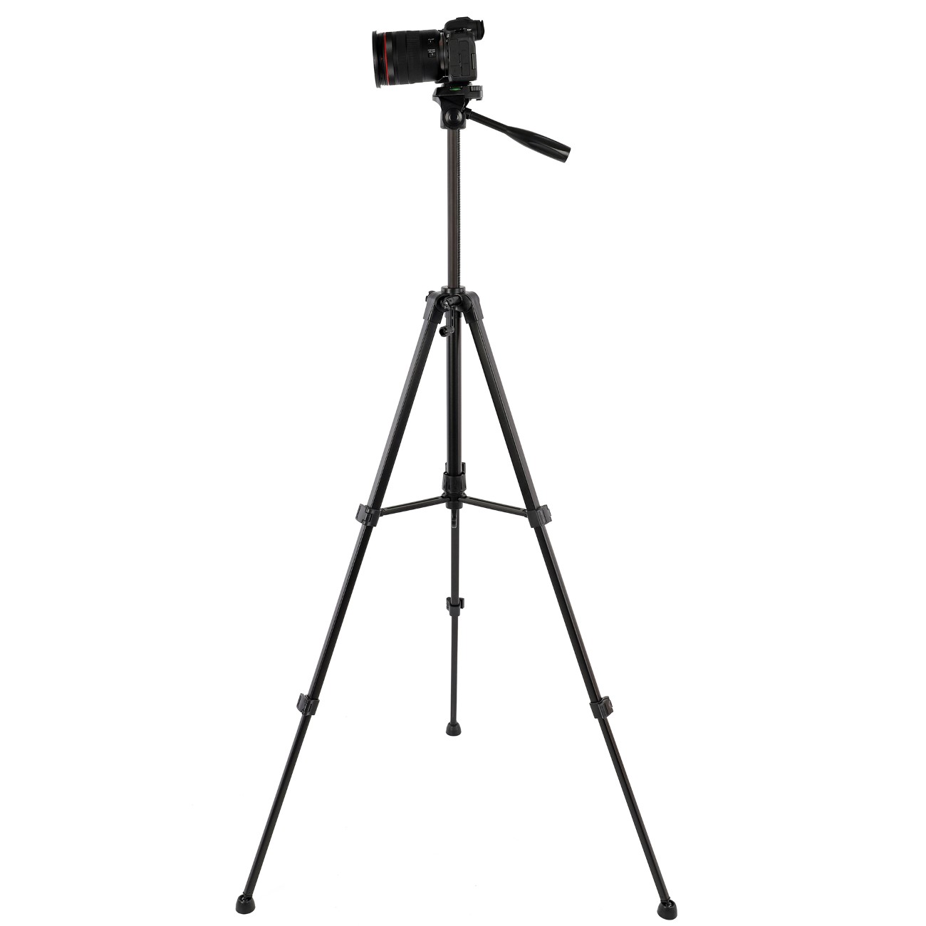 ayex Reisestativ Aluminium leicht & kompakt 135cm Höhe Kugelkopf DSLR Kamera bis 3 kg ayex Kamerastativ mit 3-Wege-Kopf höhenverstellbar bis 163 cm leicht & stabil bis 5 kg