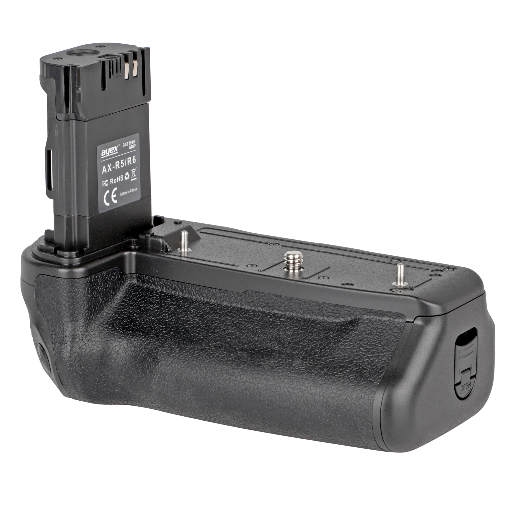 Batteriegriff für Canon EOS R5 R6 R6 Mark II wie BG-R10 kompakter Handgriff bequemer & sicherer Halt