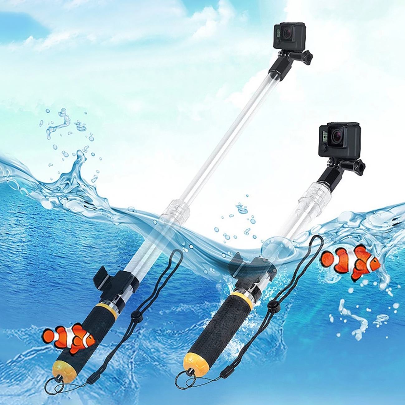 Aquapod Selfiepod schwimmender Handgriff für GoPro Aquapod Selfiepod schwimmender Handgriff für GoPro