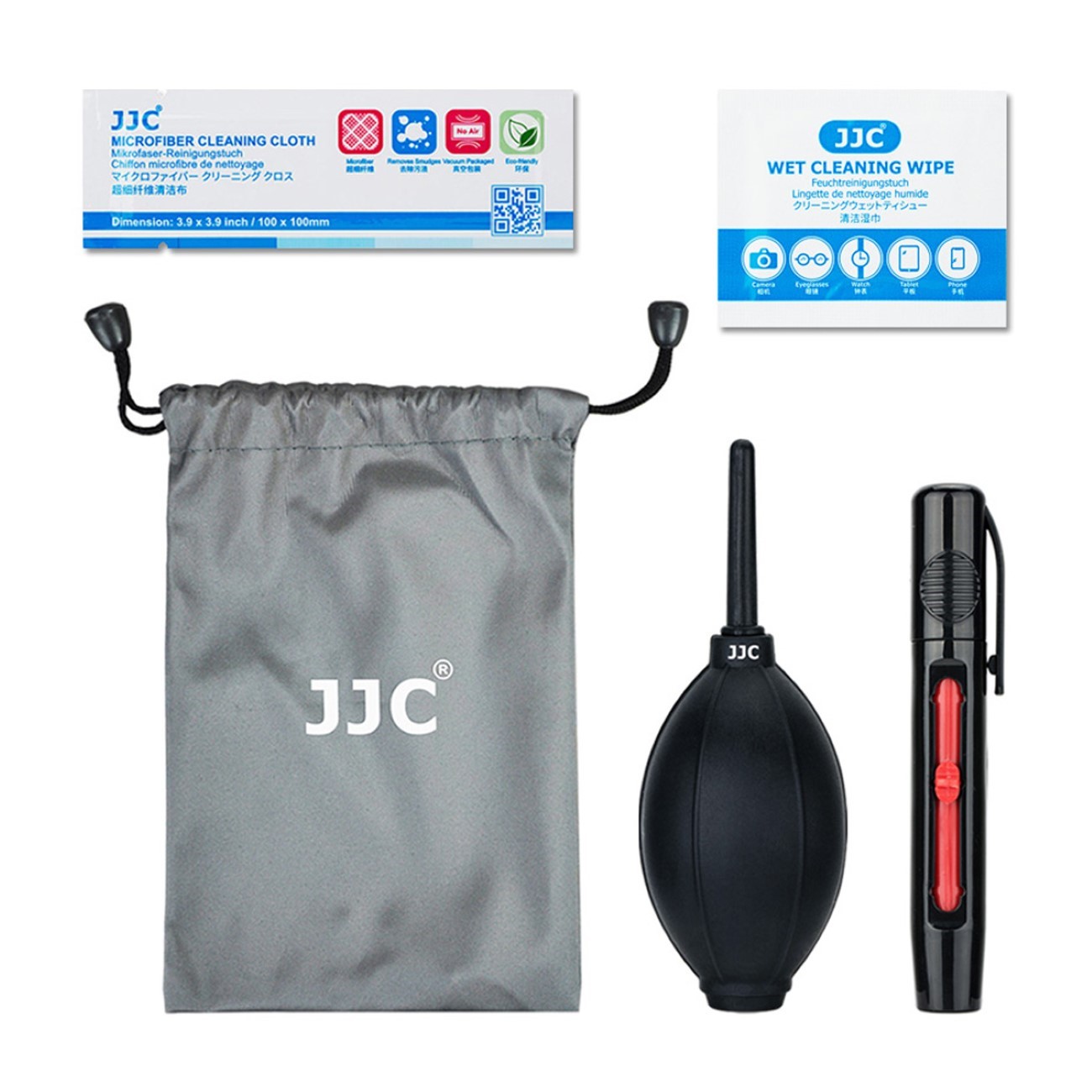 Reinigungsset für Kameras Objektive Filter, Blasebalg Objektivreinigungsstift Tücher Tasche Reinigungsset für Kameras Objektive Filter, Blasebalg Objektivreinigungsstift Tücher Tasche