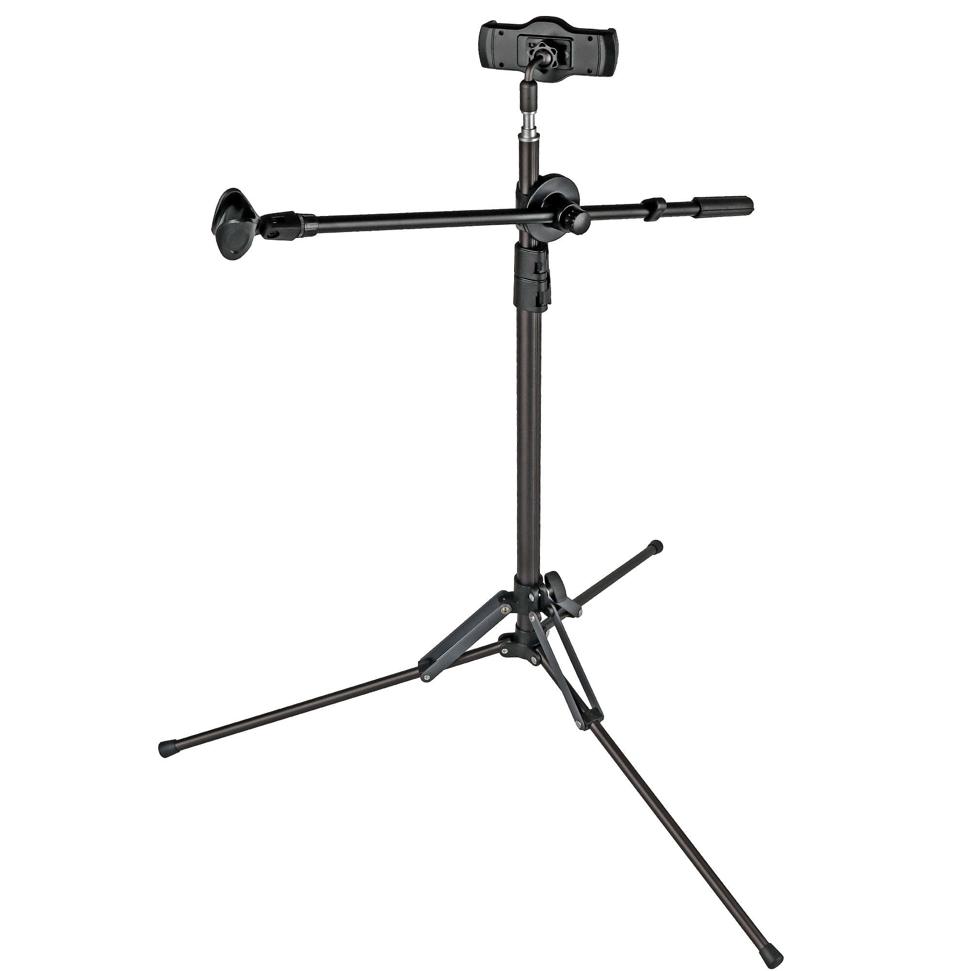 ayex flexibles Mikrofonstativ mit Halter Tablet Smartphonehalterung 1/4 Zoll Spigot Adapter ayex flexibles Mikrofonstativ mit Halter Tablet Smartphonehalterung 1/4 Zoll Spigot Adapter