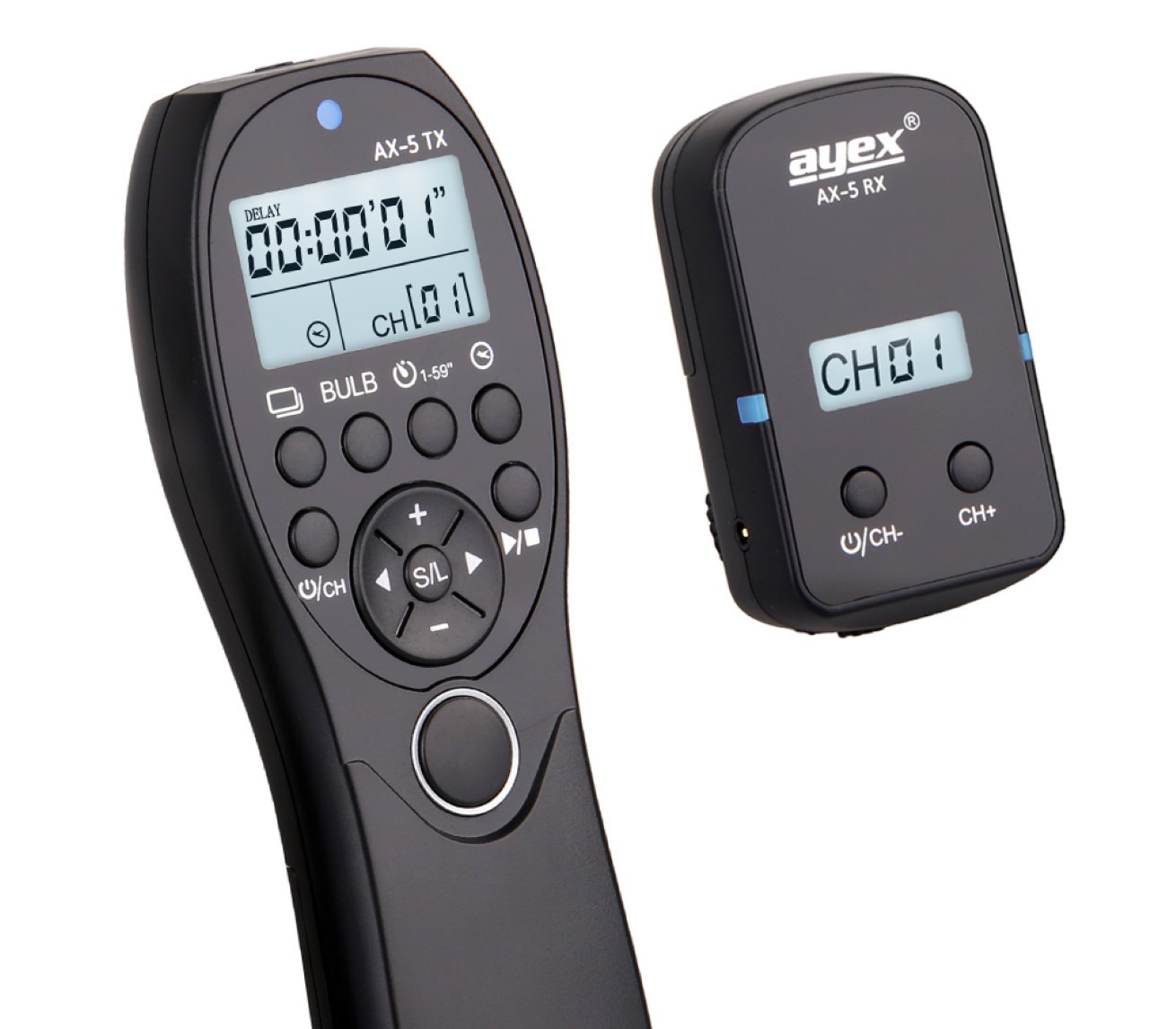 Funk Timer Fernauslöser AX-5 3,5mm Serie Bulb Delay Fokussieren